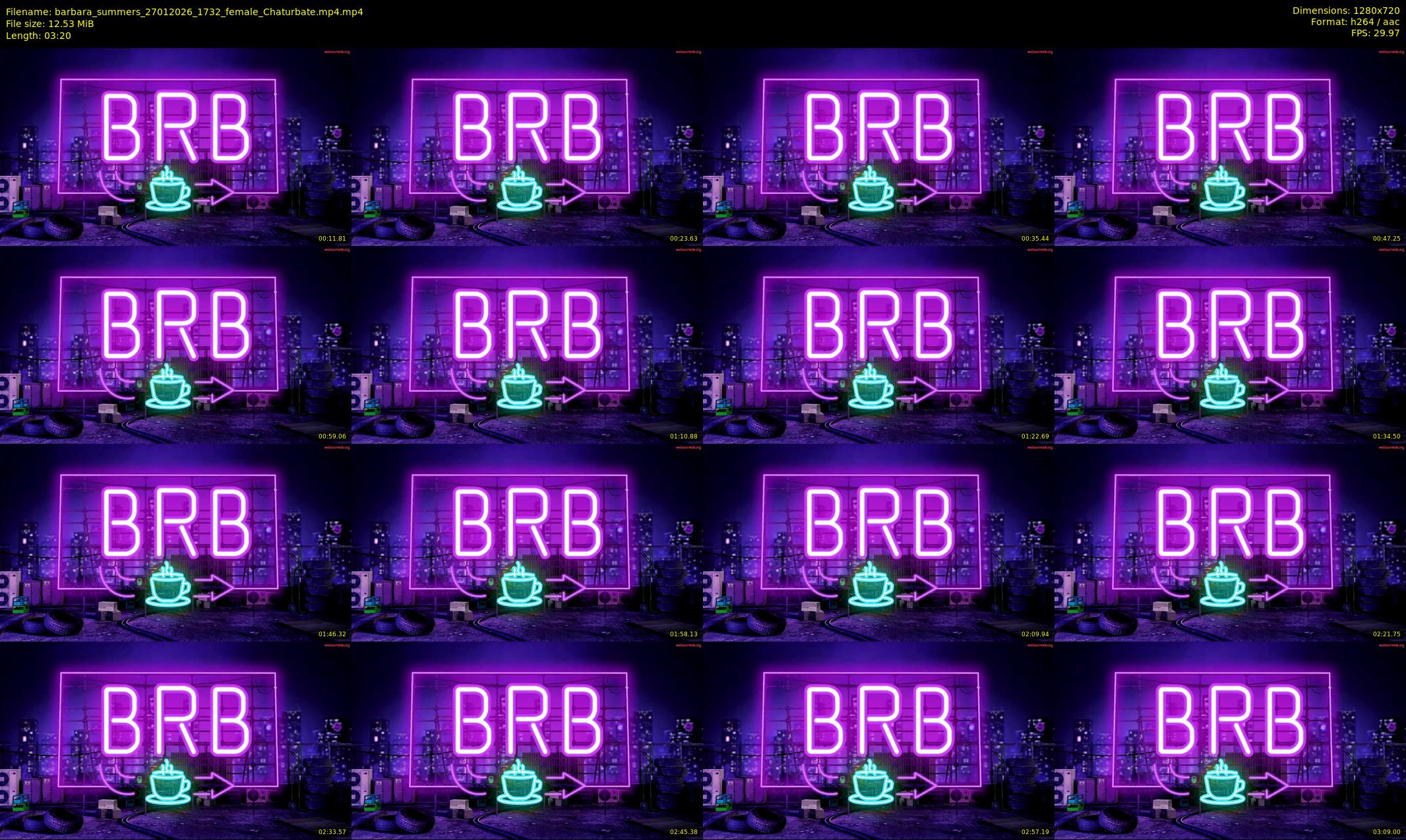 barbara_summers — 4 minute Chaturbate female cam show recording, 720p, Jan 27, 2026