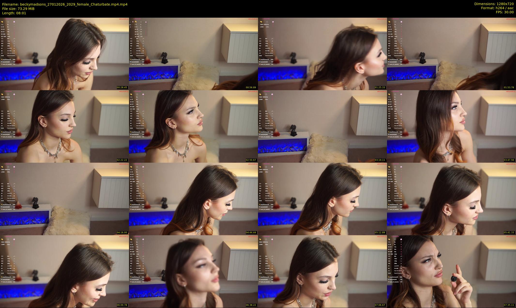 beckymadsons — 9 minute Chaturbate female cam show recording, 720p, Jan 27, 2026