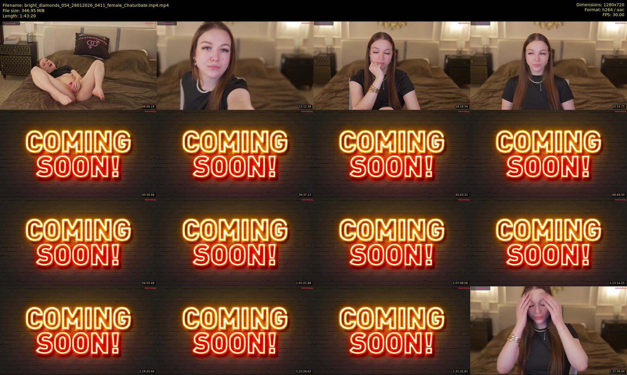 bright_diamonds_054 — 104 minute Chaturbate couple cam show recording, 720p, Jan 28, 2026