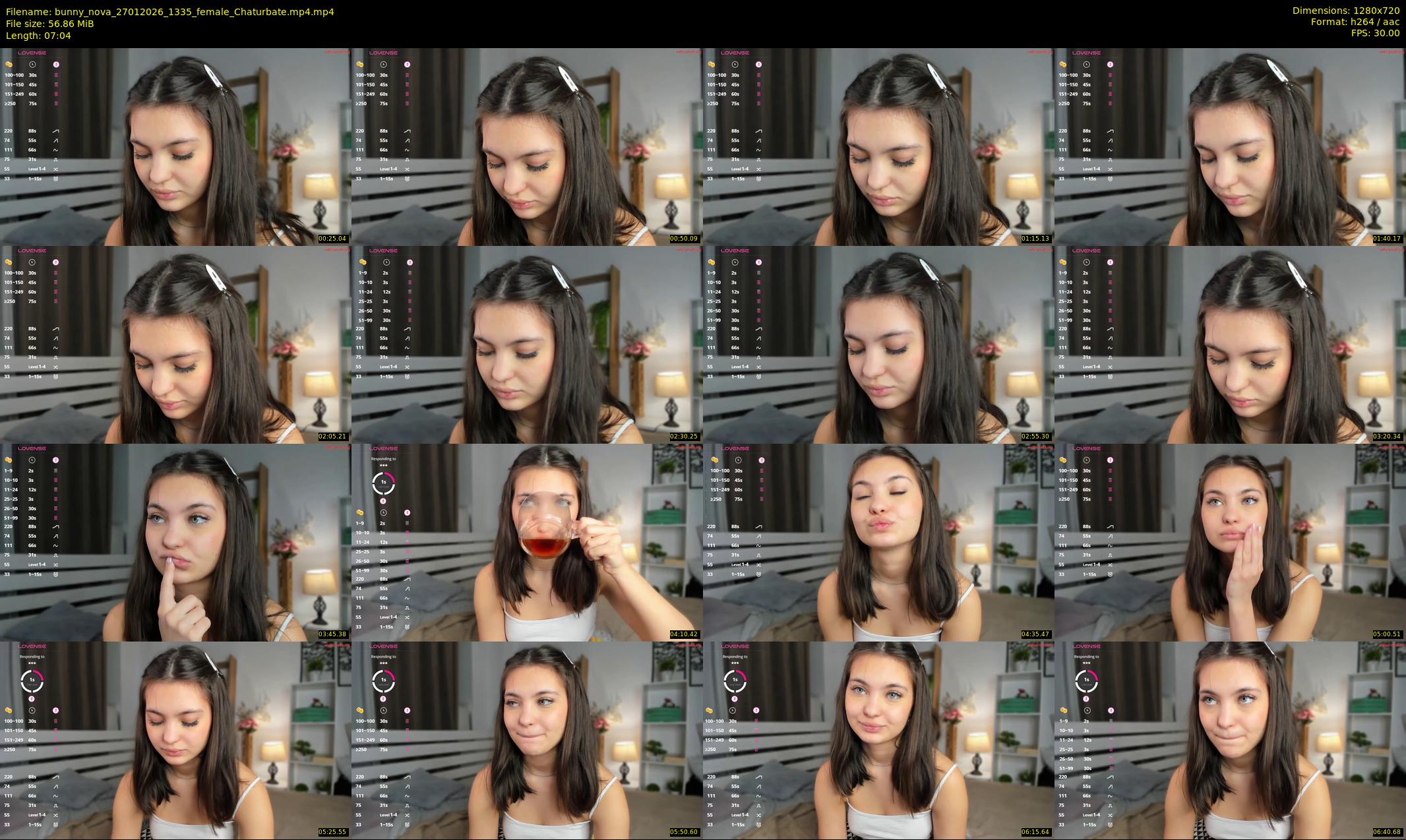 bunny_nova — 8 minute Chaturbate female cam show recording, 720p, Jan 27, 2026