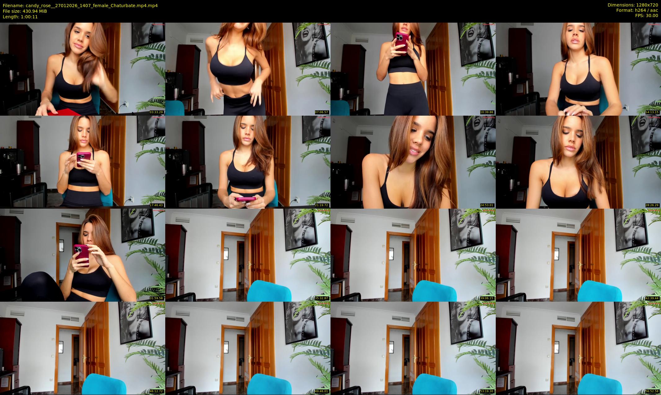 candy_rose_ — 61 minute Chaturbate female cam show recording, 720p, Jan 27, 2026