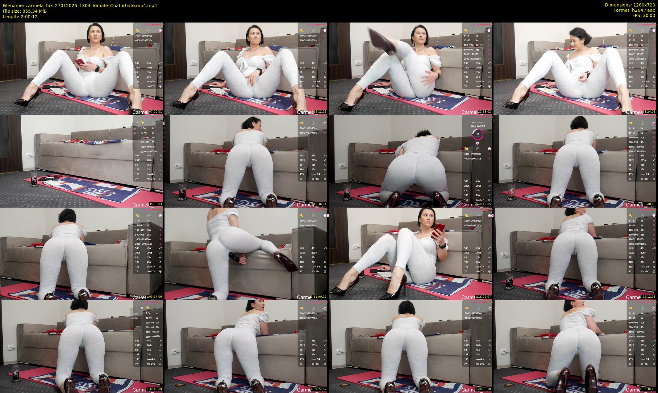 carmela_fox — 121 minute Chaturbate female cam show recording, 720p, Jan 27, 2026