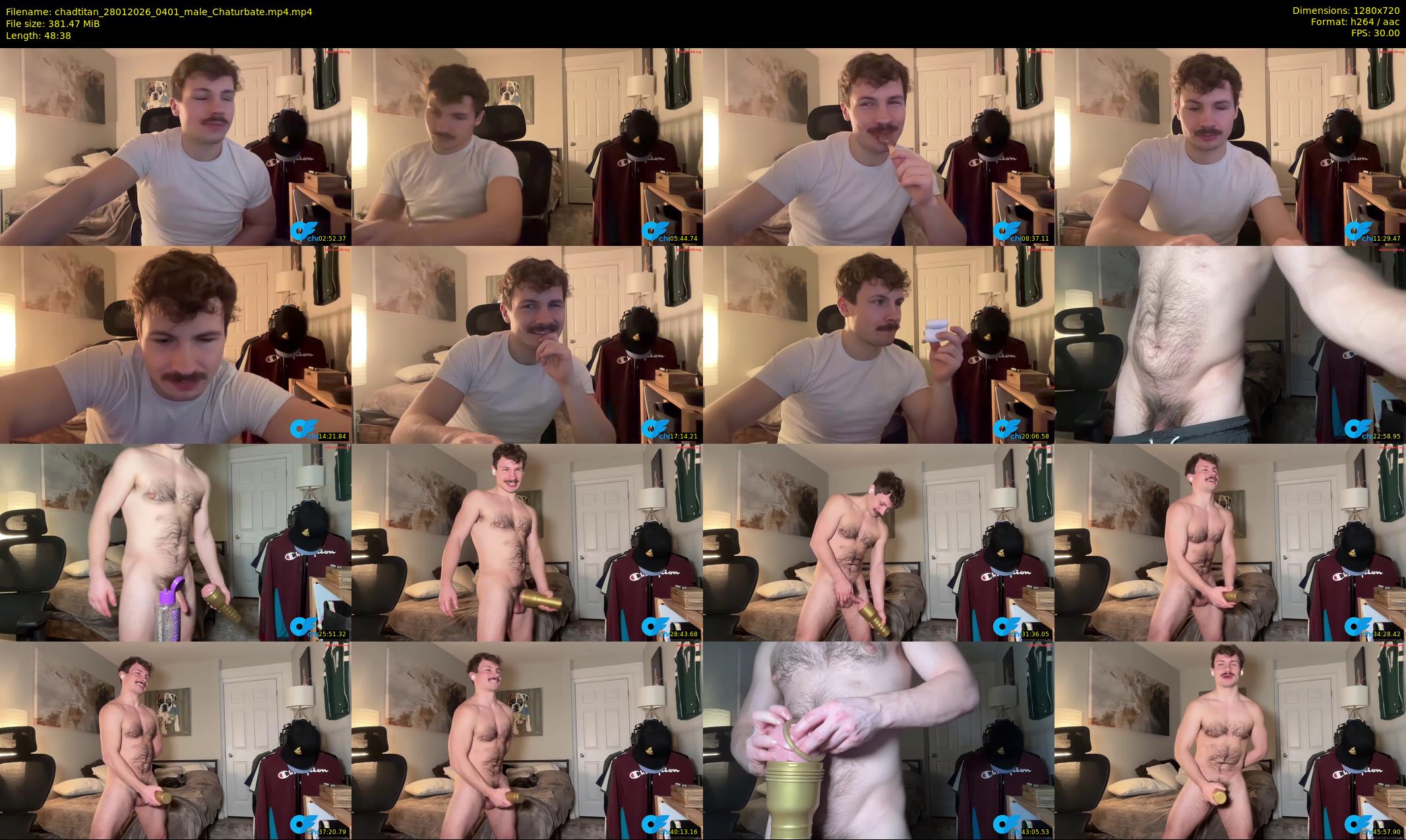 chadtitan — 49 minute Chaturbate male cam show recording, 720p, Jan 28, 2026