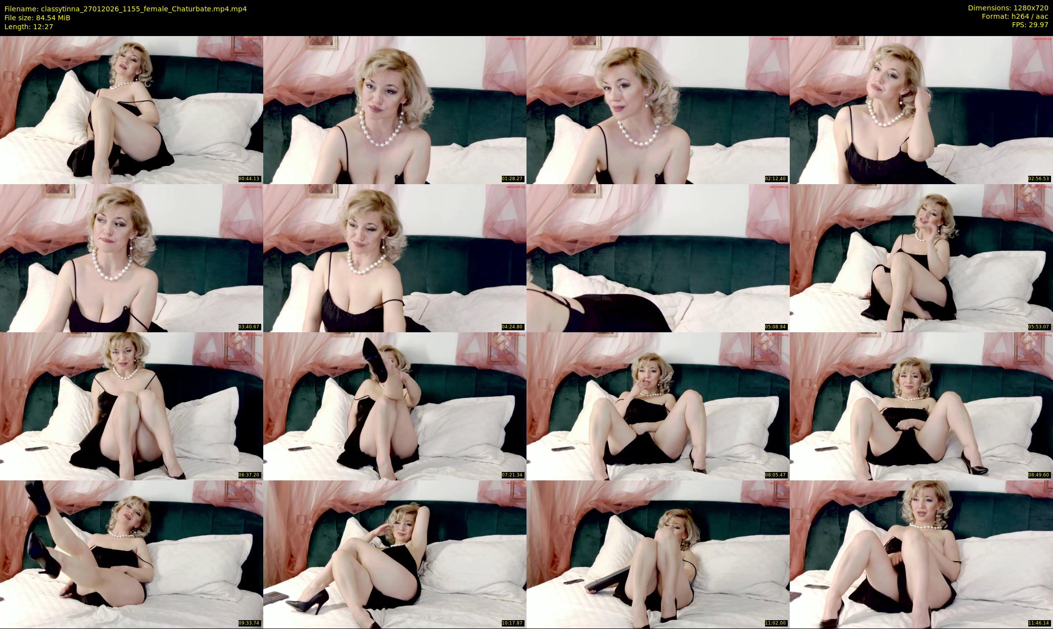 classytinna — 13 minute Chaturbate female cam show recording, 720p, Jan 27, 2026