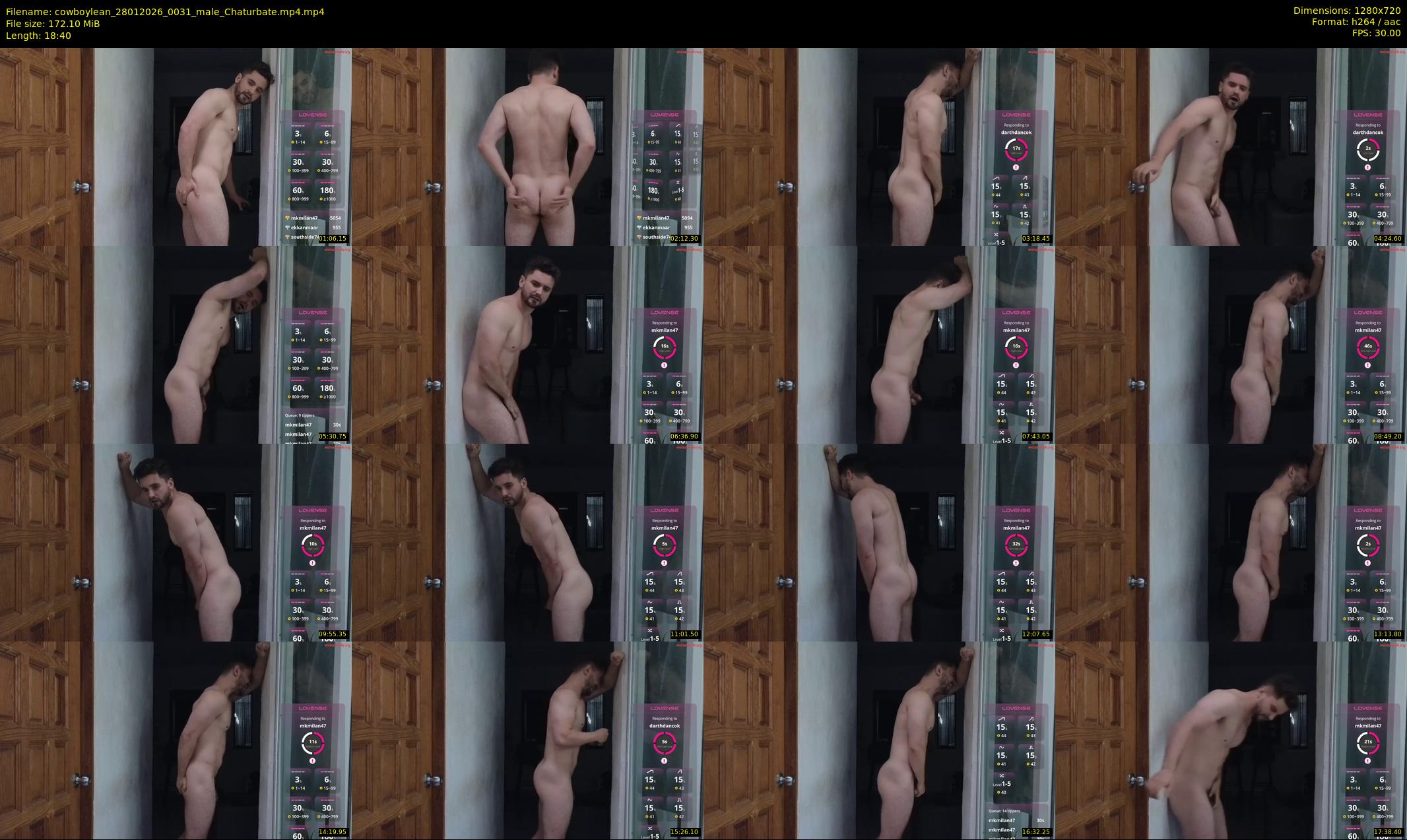 cowboylean — 19 minute Chaturbate male cam show recording, 720p, Jan 28, 2026