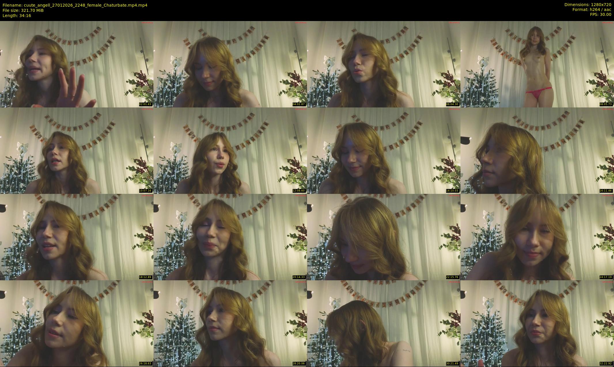 cuute_angell — 35 minute Chaturbate female cam show recording, 720p, Jan 27, 2026