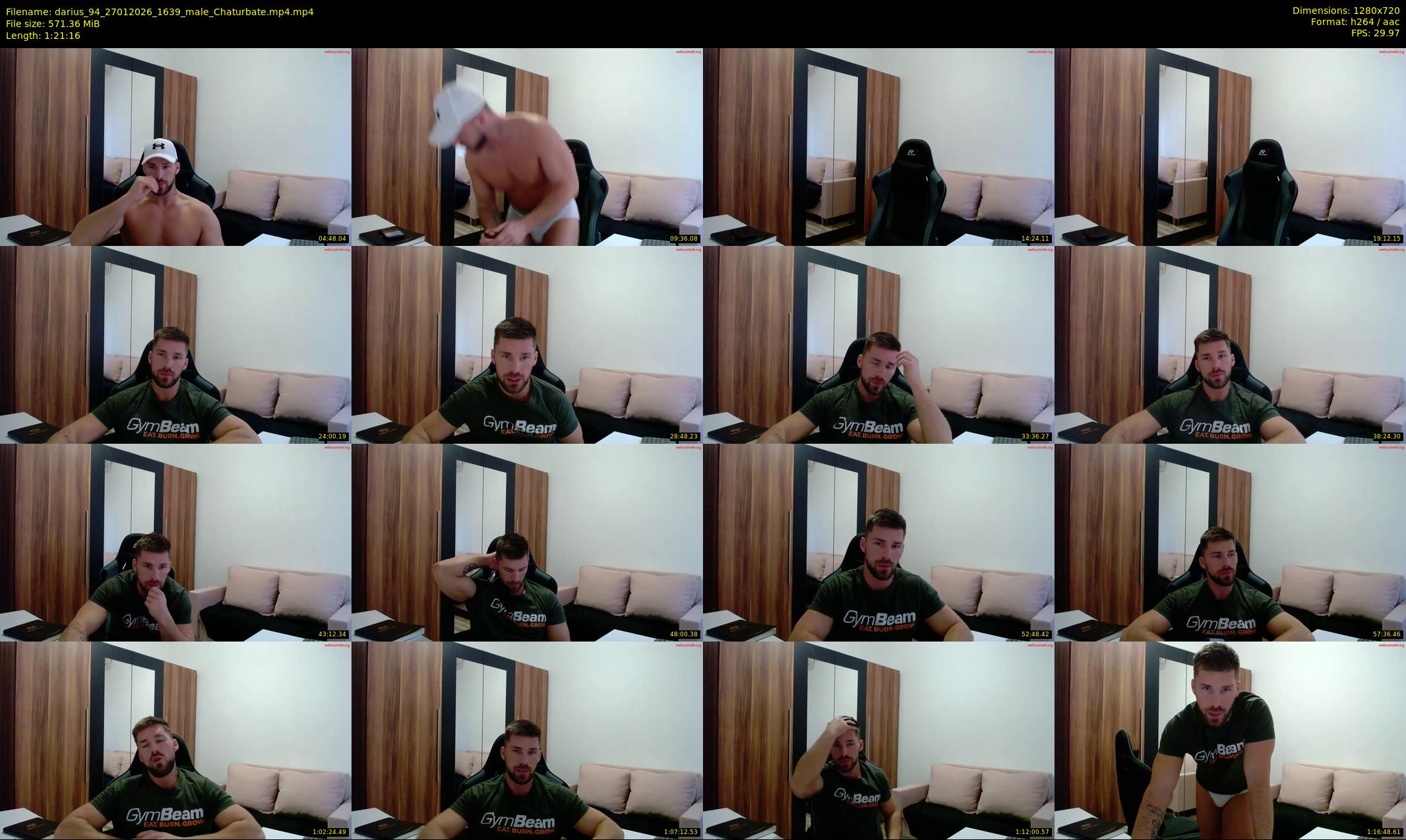 darius_94 — 82 minute Chaturbate male cam show recording, 720p, Jan 27, 2026