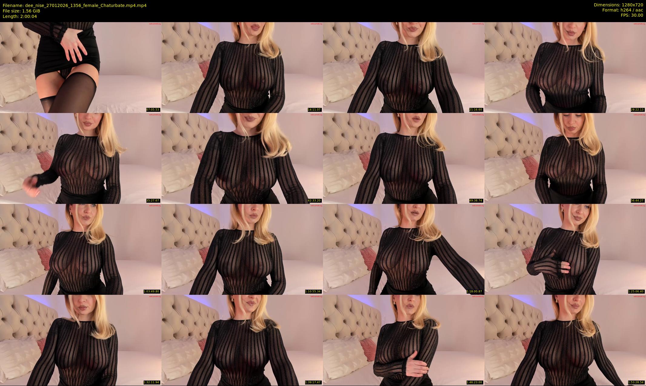 dee_nise — 121 minute Chaturbate female cam show recording, 720p, Jan 27, 2026