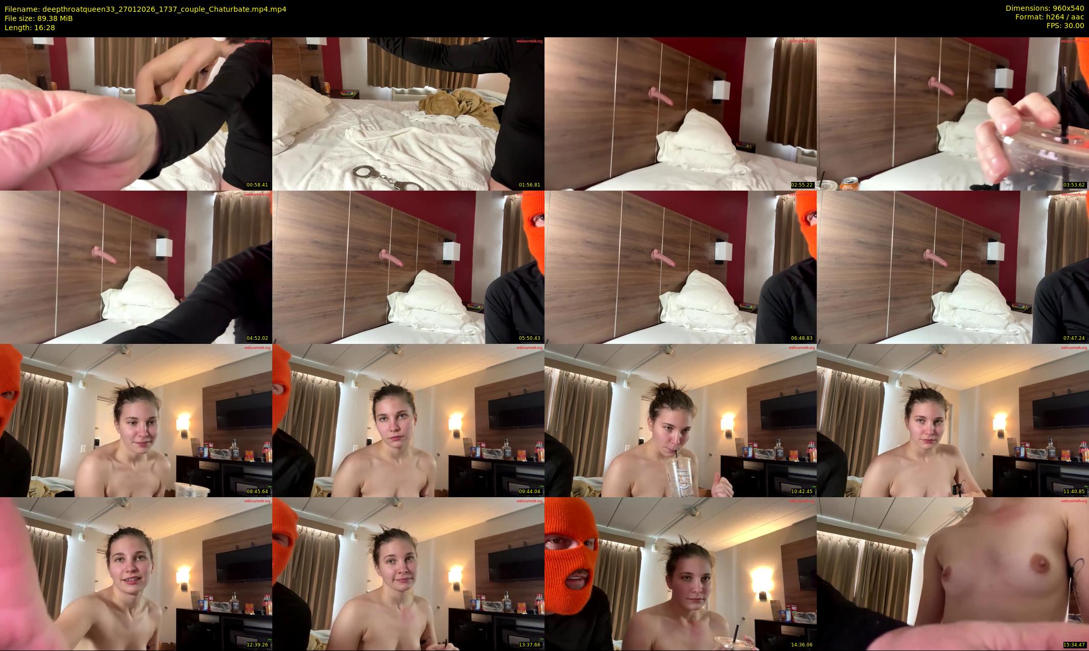 deepthroatqueen33 — 17 minute Chaturbate female cam show recording, 480p, Jan 27, 2026