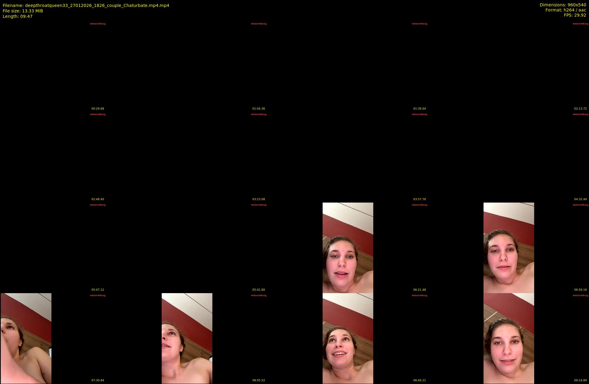 deepthroatqueen33 — 10 minute Chaturbate female cam show recording, 480p, Jan 27, 2026