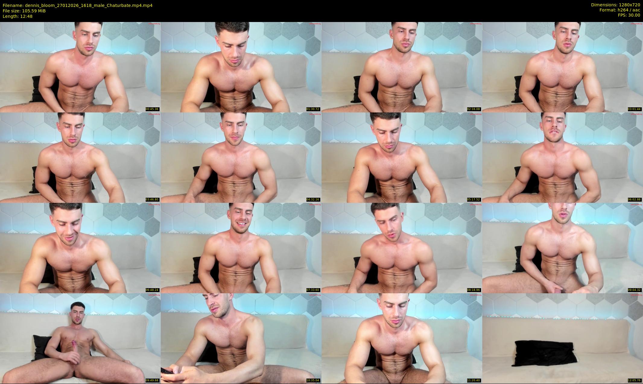 dennis_bloom — 13 minute Chaturbate male cam show recording, 720p, Jan 27, 2026