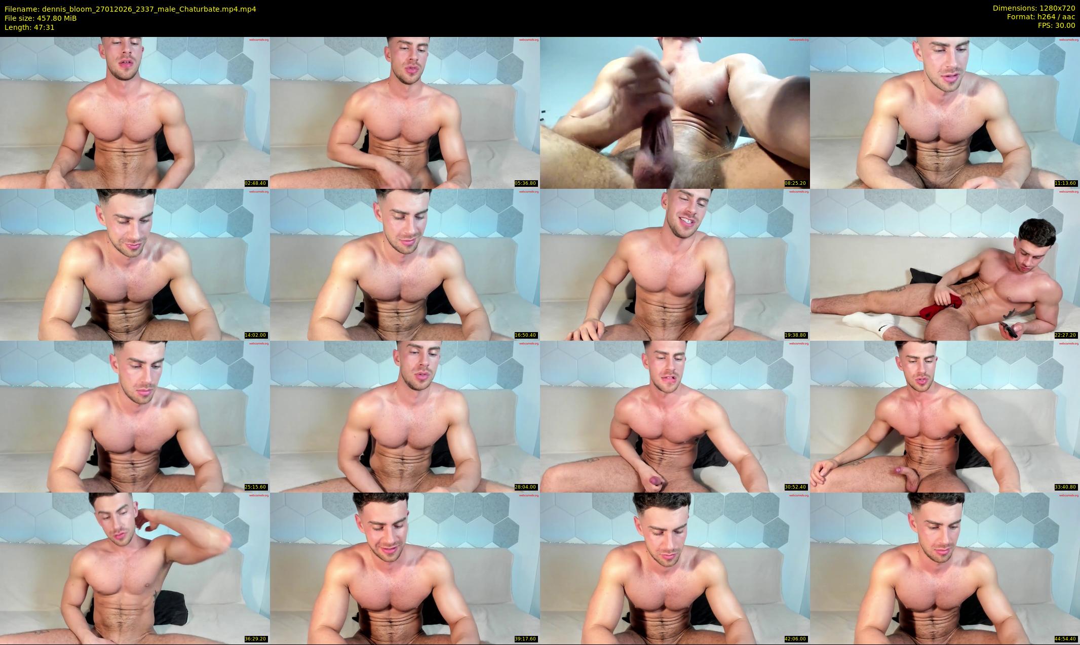 dennis_bloom — 48 minute Chaturbate male cam show recording, 720p, Jan 27, 2026
