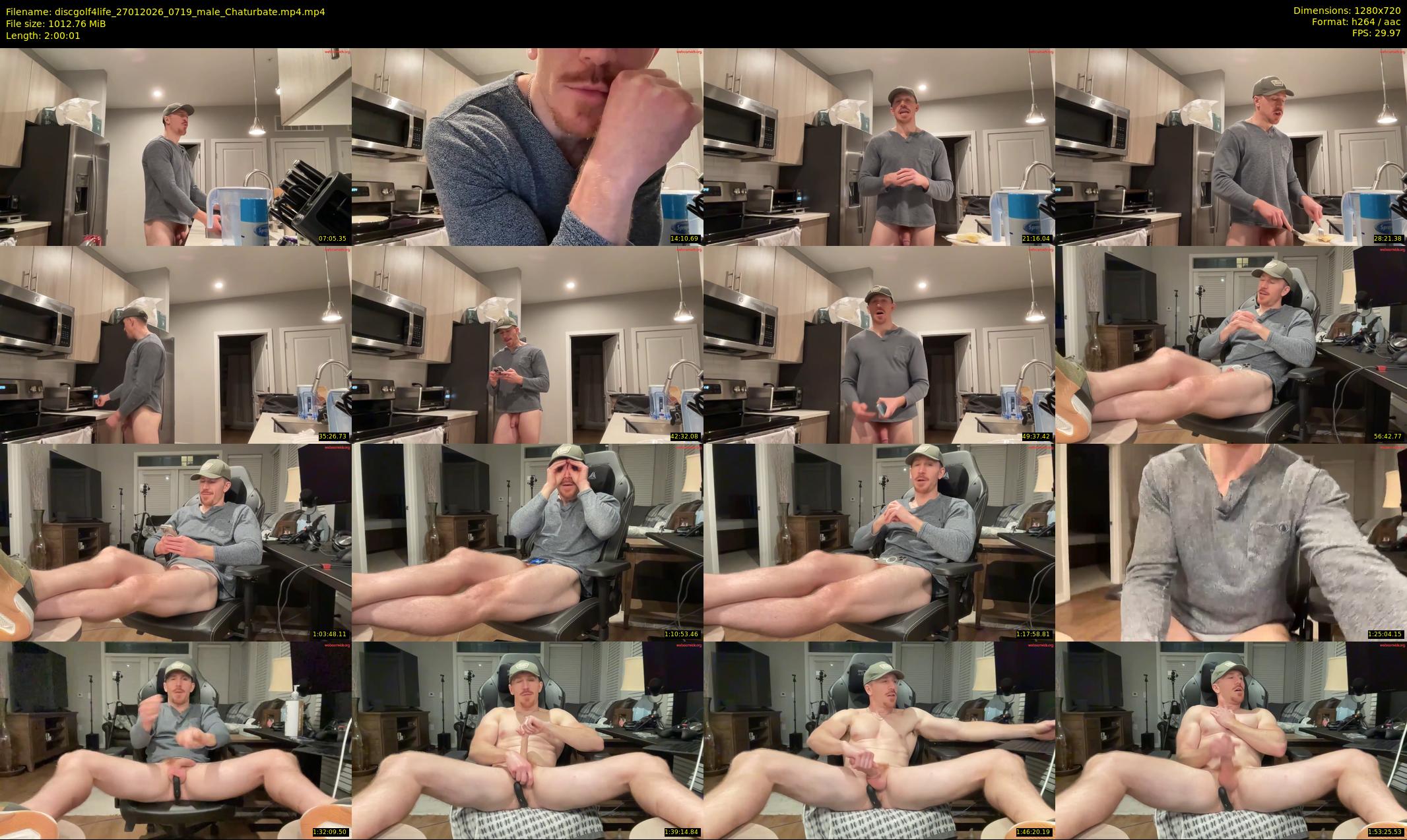 discgolf4life — 121 minute Chaturbate male cam show recording, 720p, Jan 27, 2026