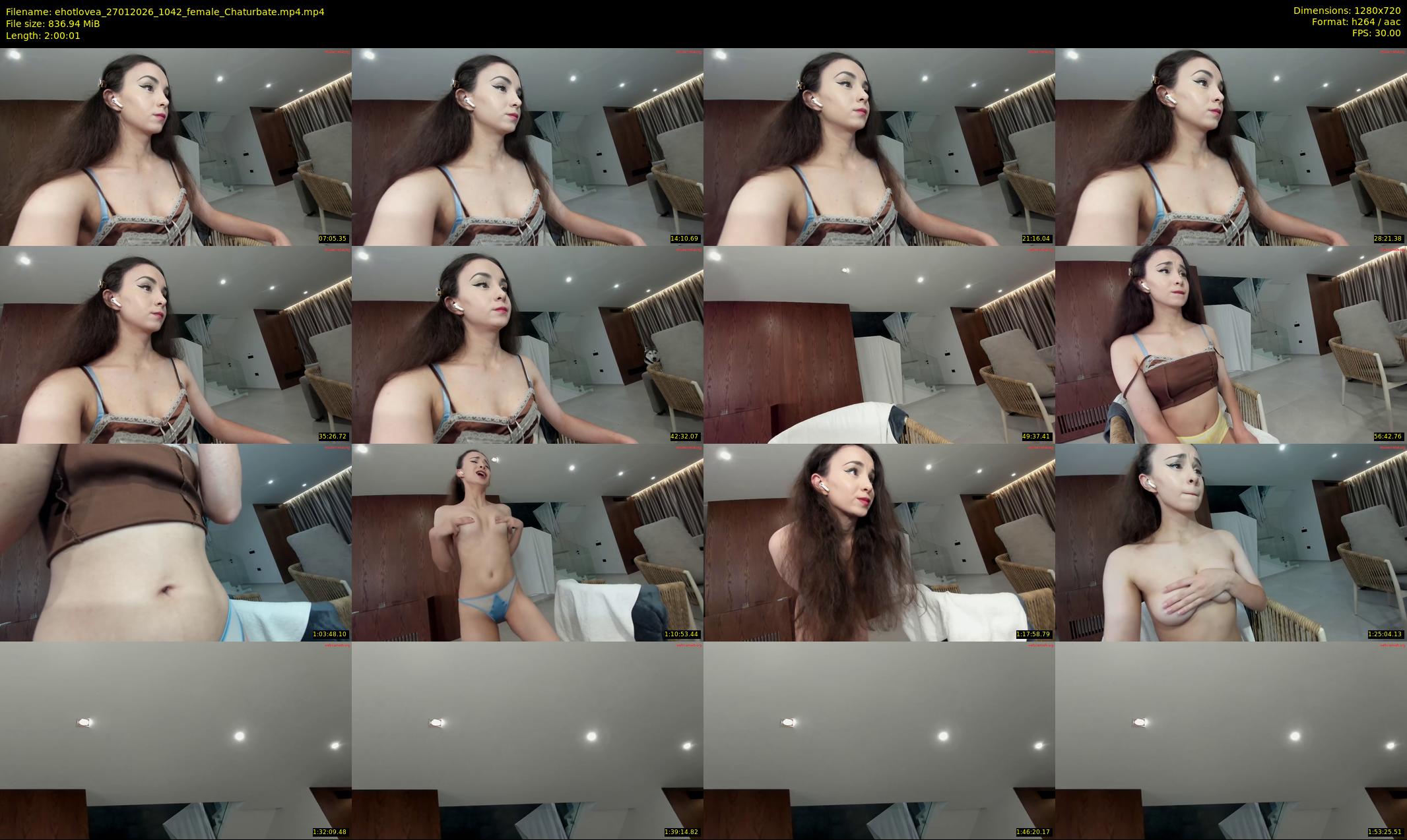 ehotlovea — 121 minute Chaturbate female cam show recording, 720p, Jan 27, 2026