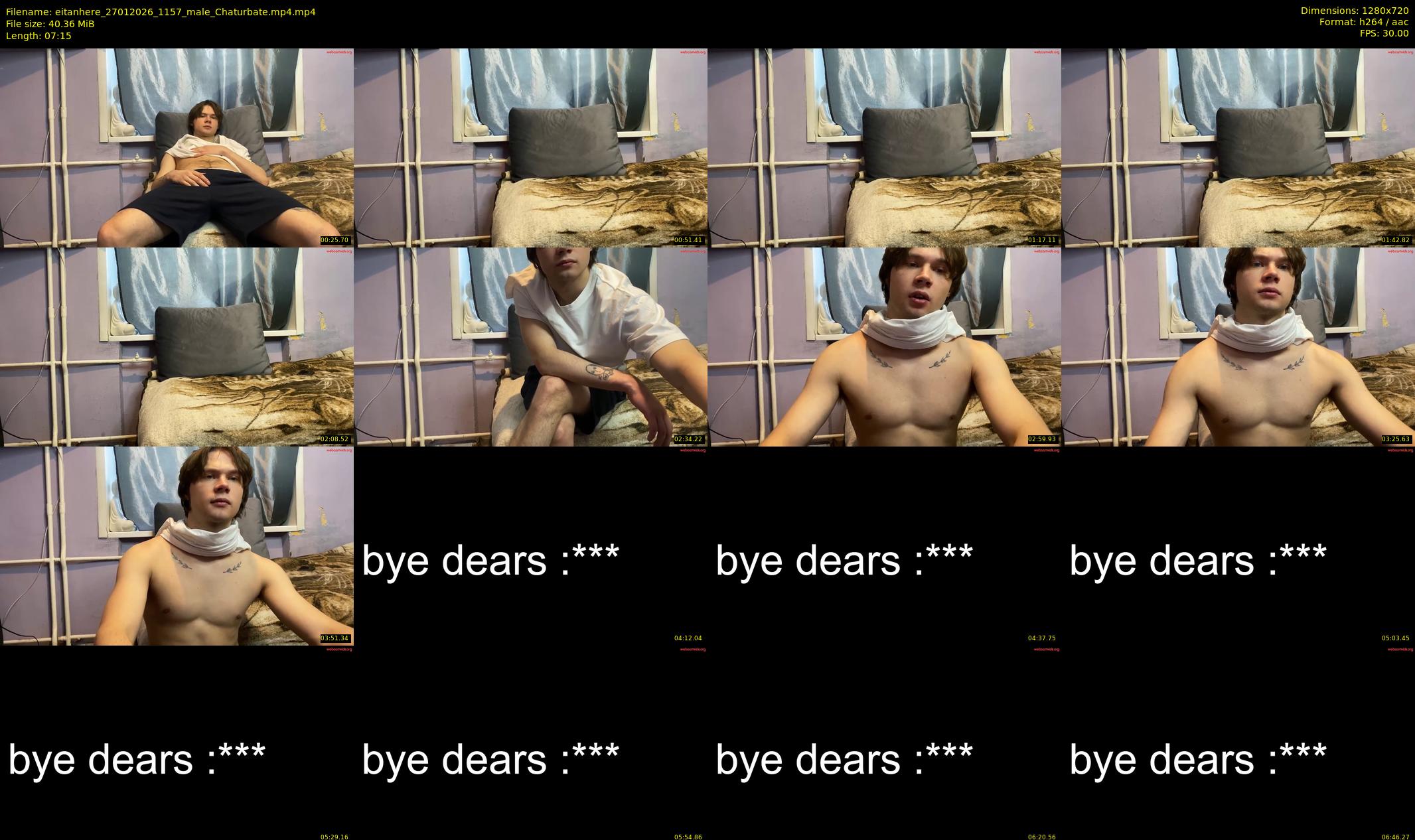 eitanhere — 8 minute Chaturbate male cam show recording, 720p, Jan 27, 2026