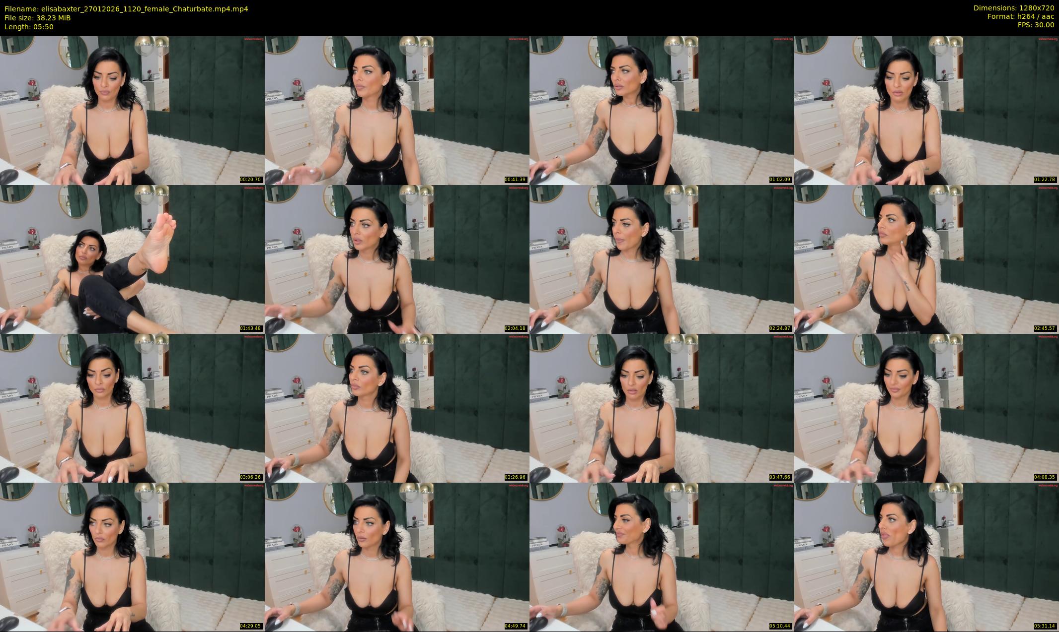 elisabaxter — 6 minute Chaturbate female cam show recording, 720p, Jan 27, 2026