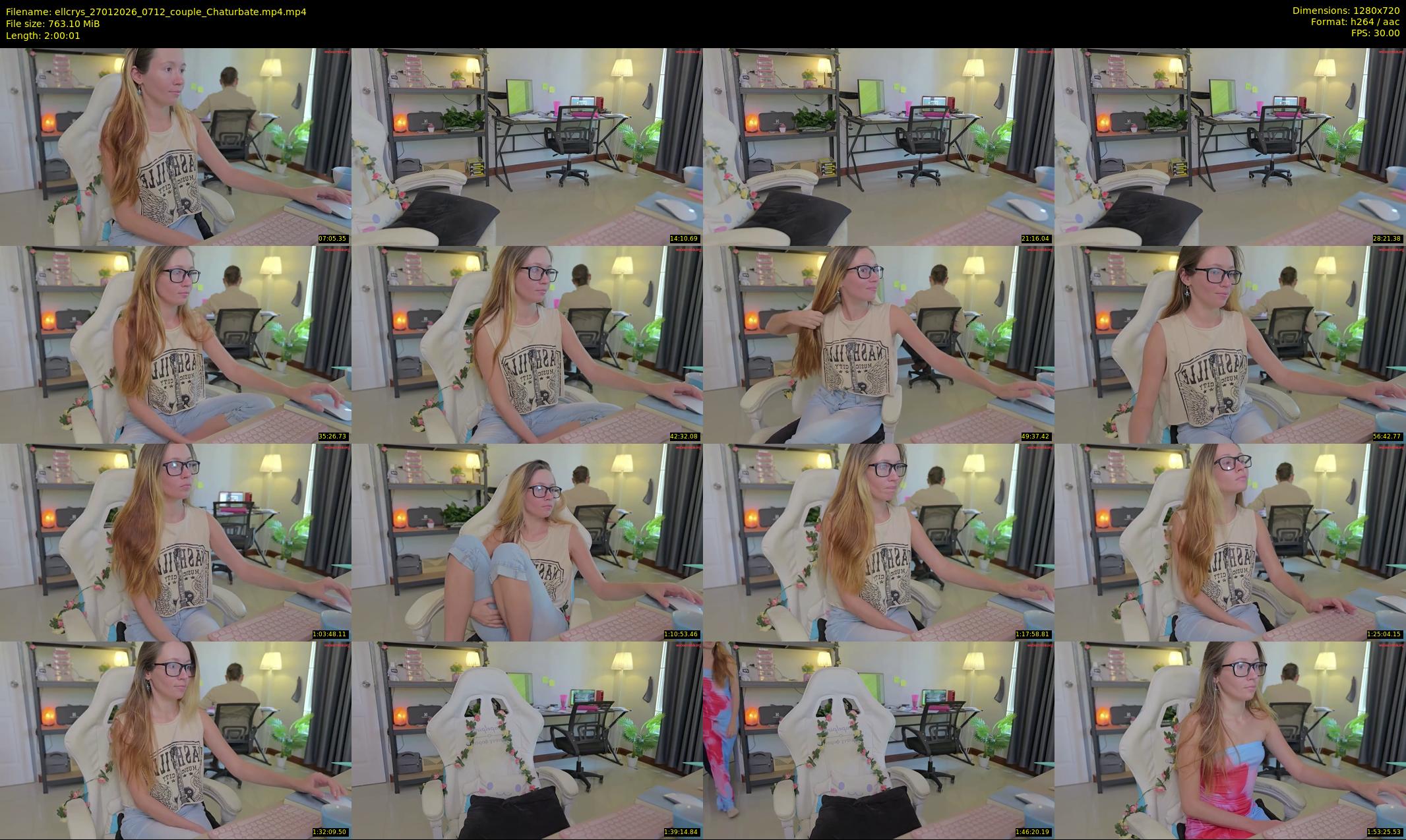 ellcrys — 121 minute Chaturbate couple cam show recording, 720p, Jan 27, 2026