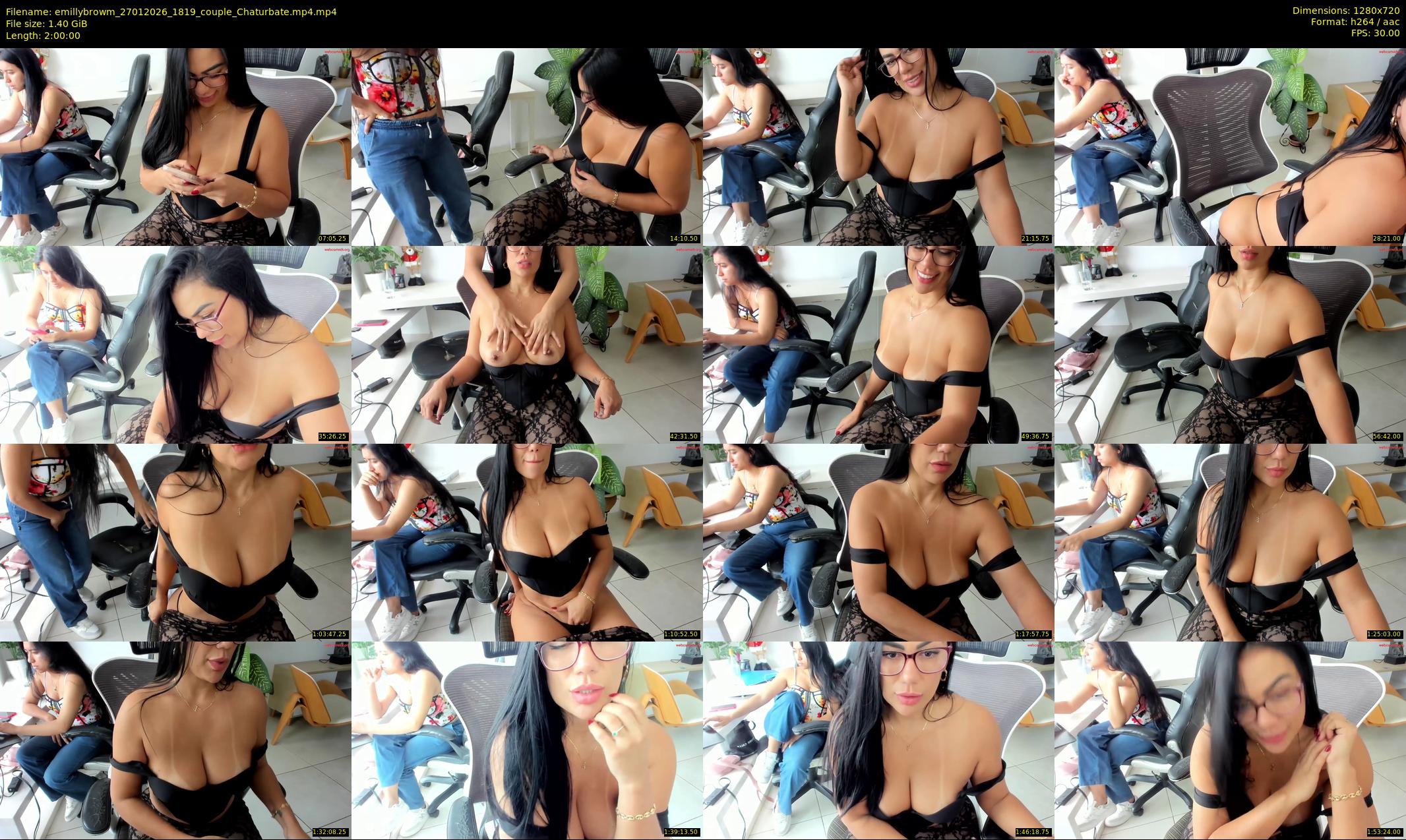 emillybrowm — 120 minute Chaturbate couple cam show recording, 720p, Jan 27, 2026