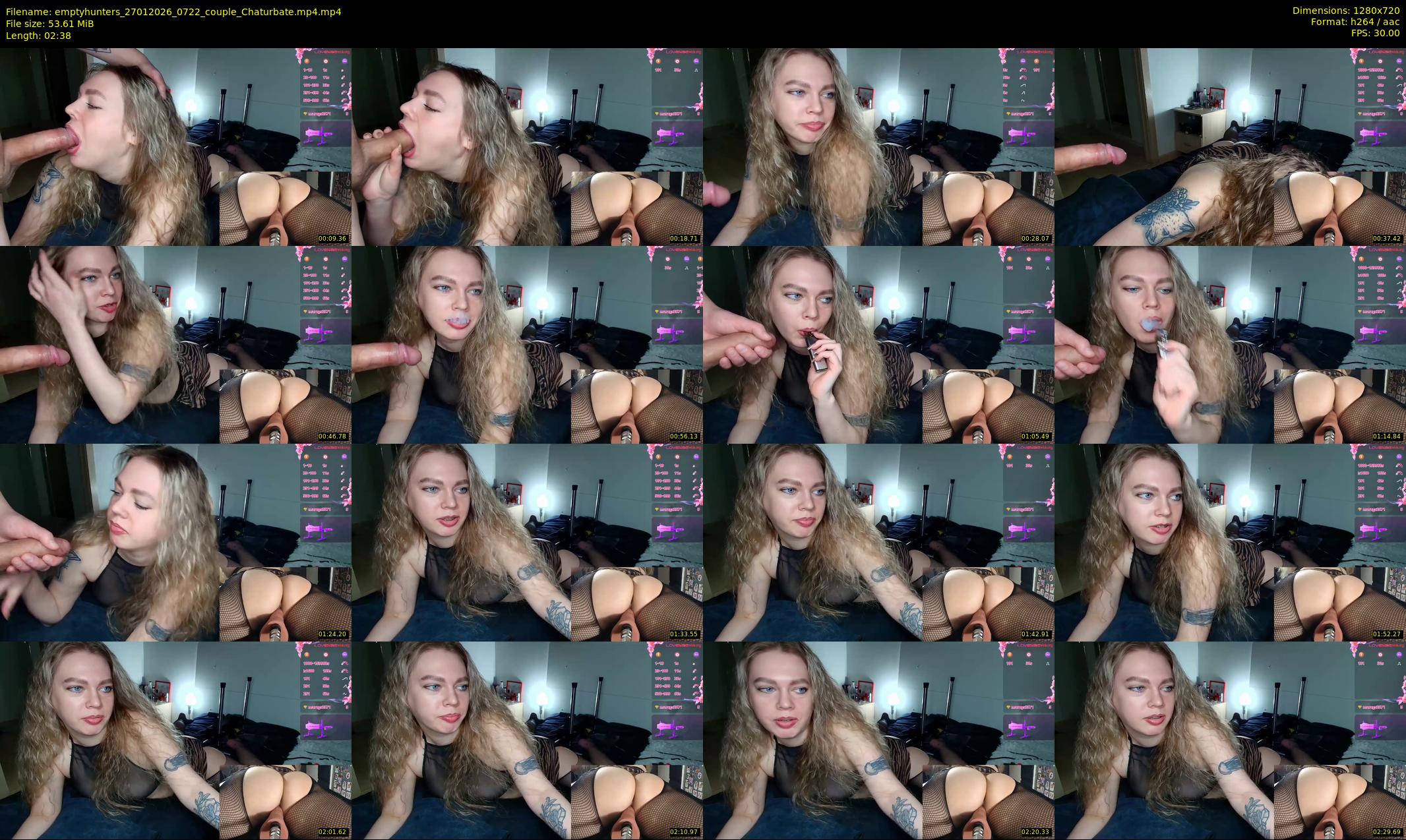 emptyhunters — 3 minute Chaturbate couple cam show recording, 720p, Jan 27, 2026
