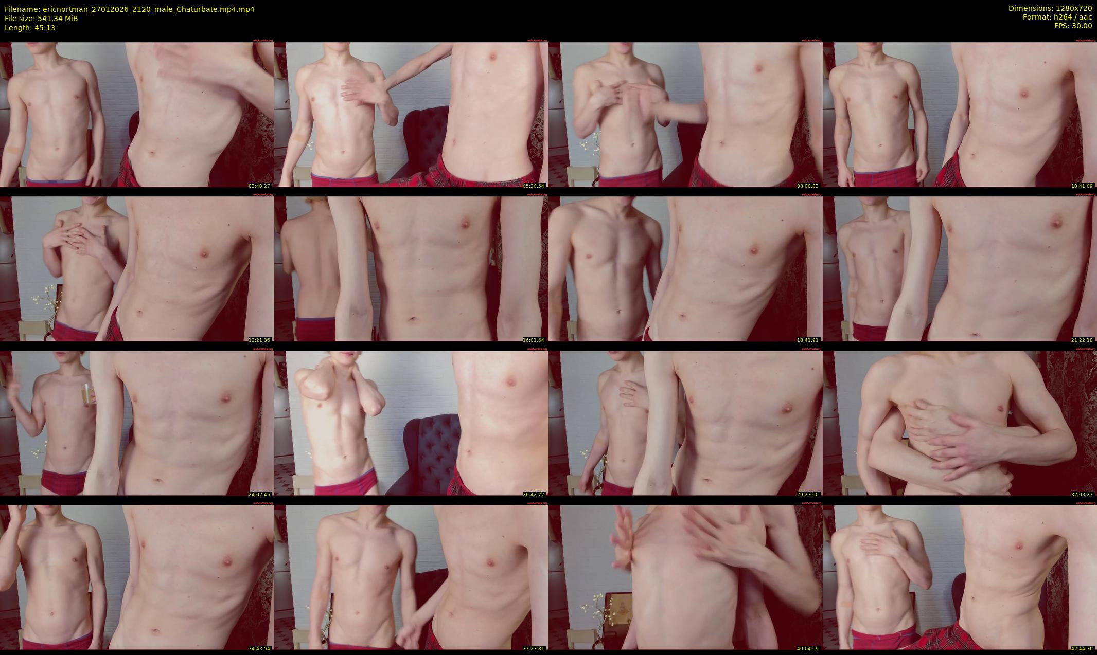 ericnortman — 46 minute Chaturbate male cam show recording, 720p, Jan 27, 2026