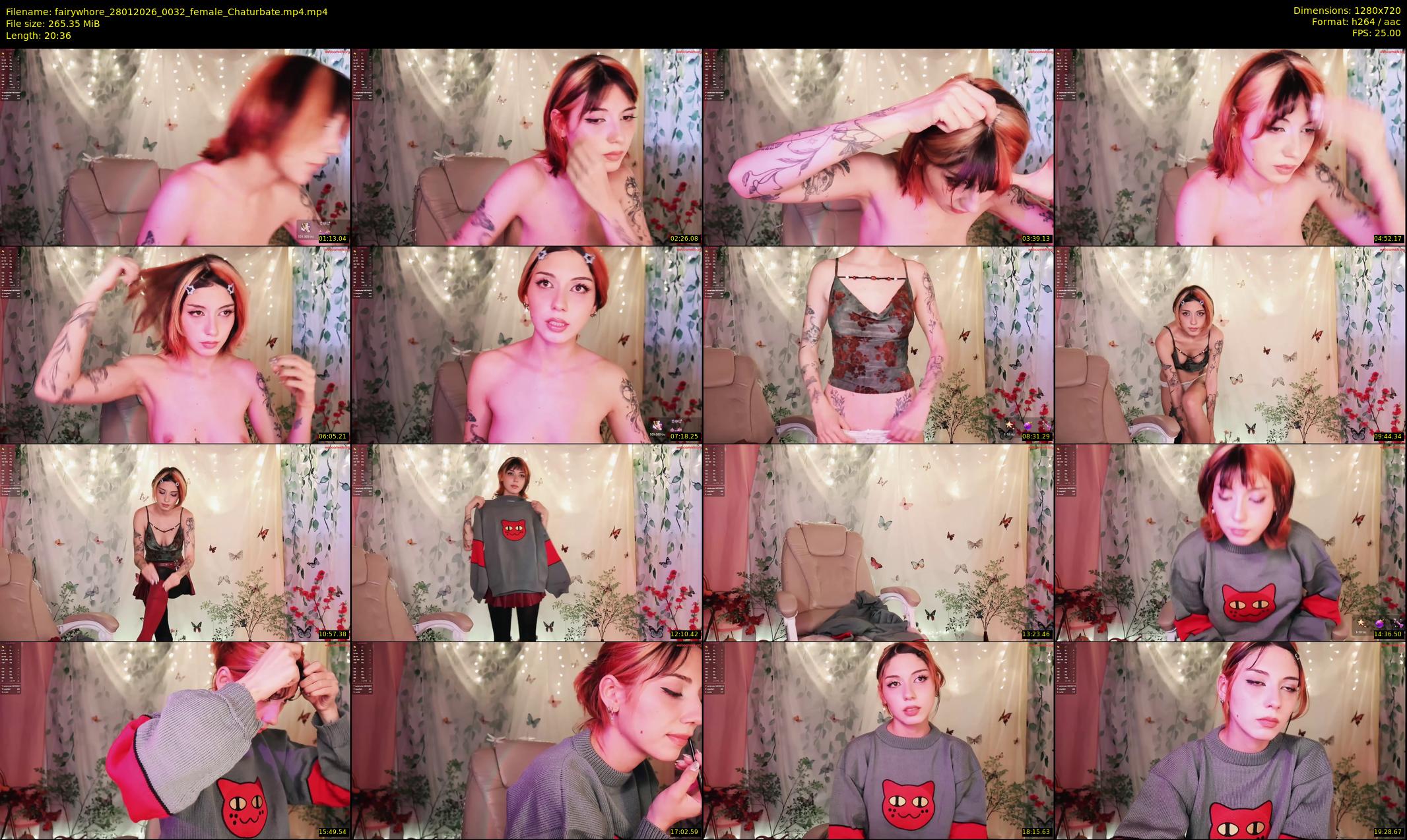fairywhore — 21 minute Chaturbate female cam show recording, 720p, Jan 28, 2026