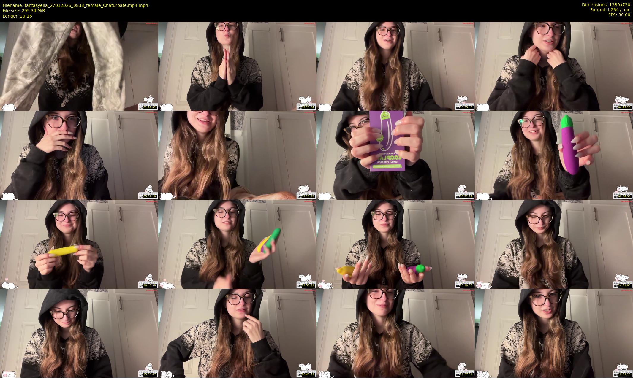 fantasyella — 21 minute Chaturbate female cam show recording, 720p, Jan 27, 2026