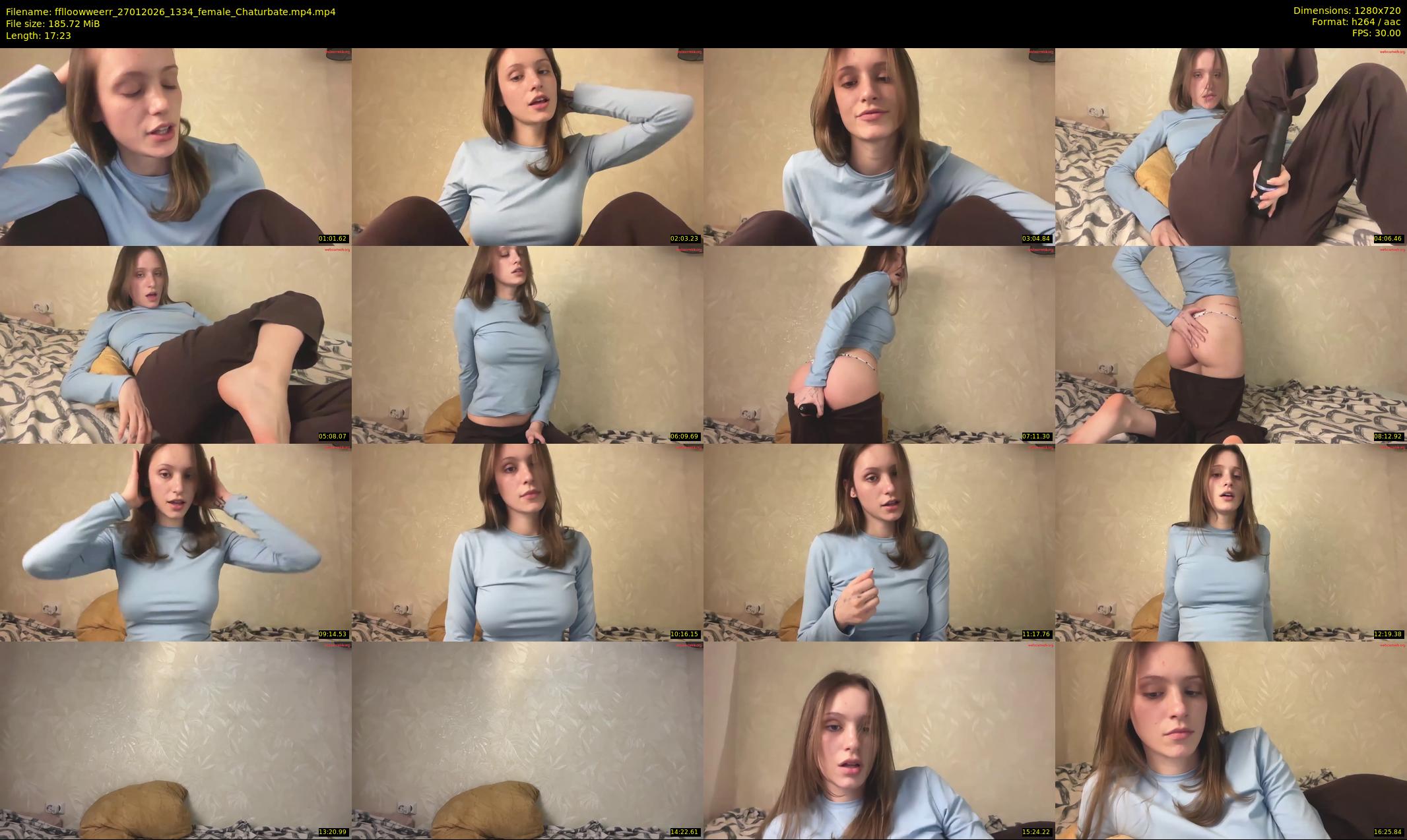 fflloowweerr — 18 minute Chaturbate couple cam show recording, 720p, Jan 27, 2026