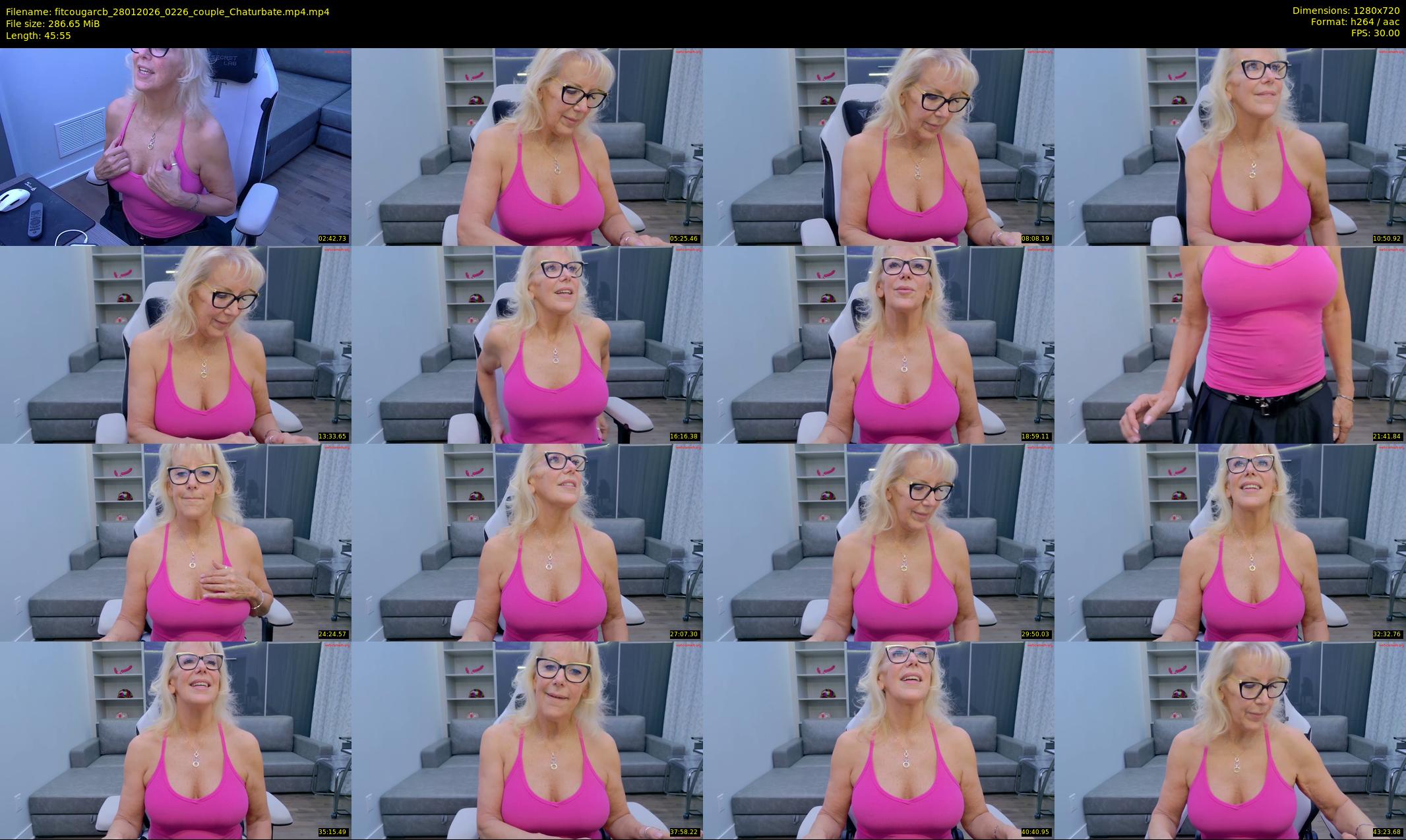 fitcougarcb — 46 minute Chaturbate female cam show recording, 720p, Jan 28, 2026
