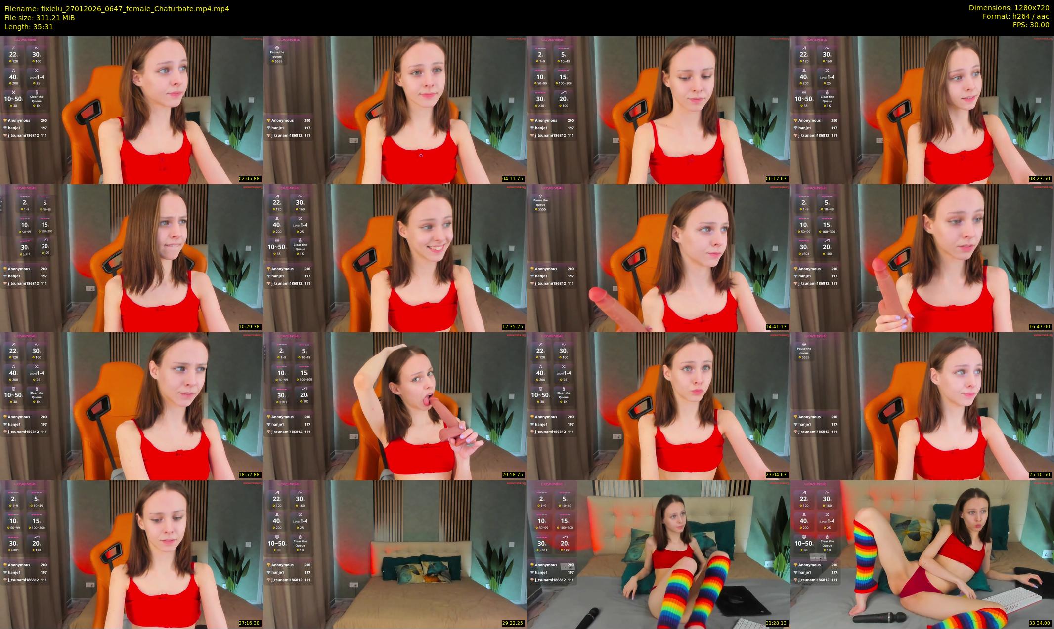 fixielu — 36 minute Chaturbate female cam show recording, 720p, Jan 27, 2026