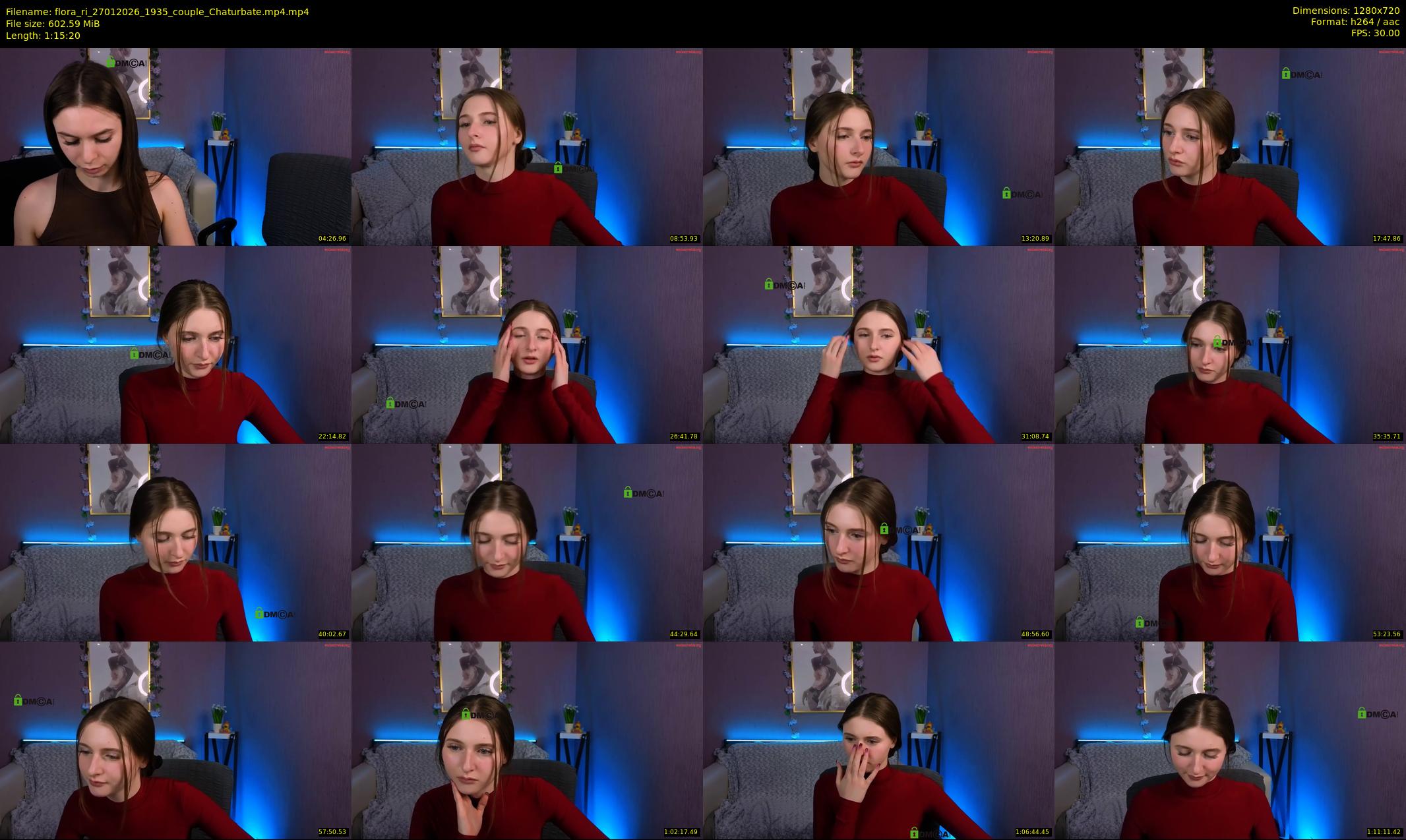 flora_ri — 76 minute Chaturbate female cam show recording, 720p, Jan 27, 2026