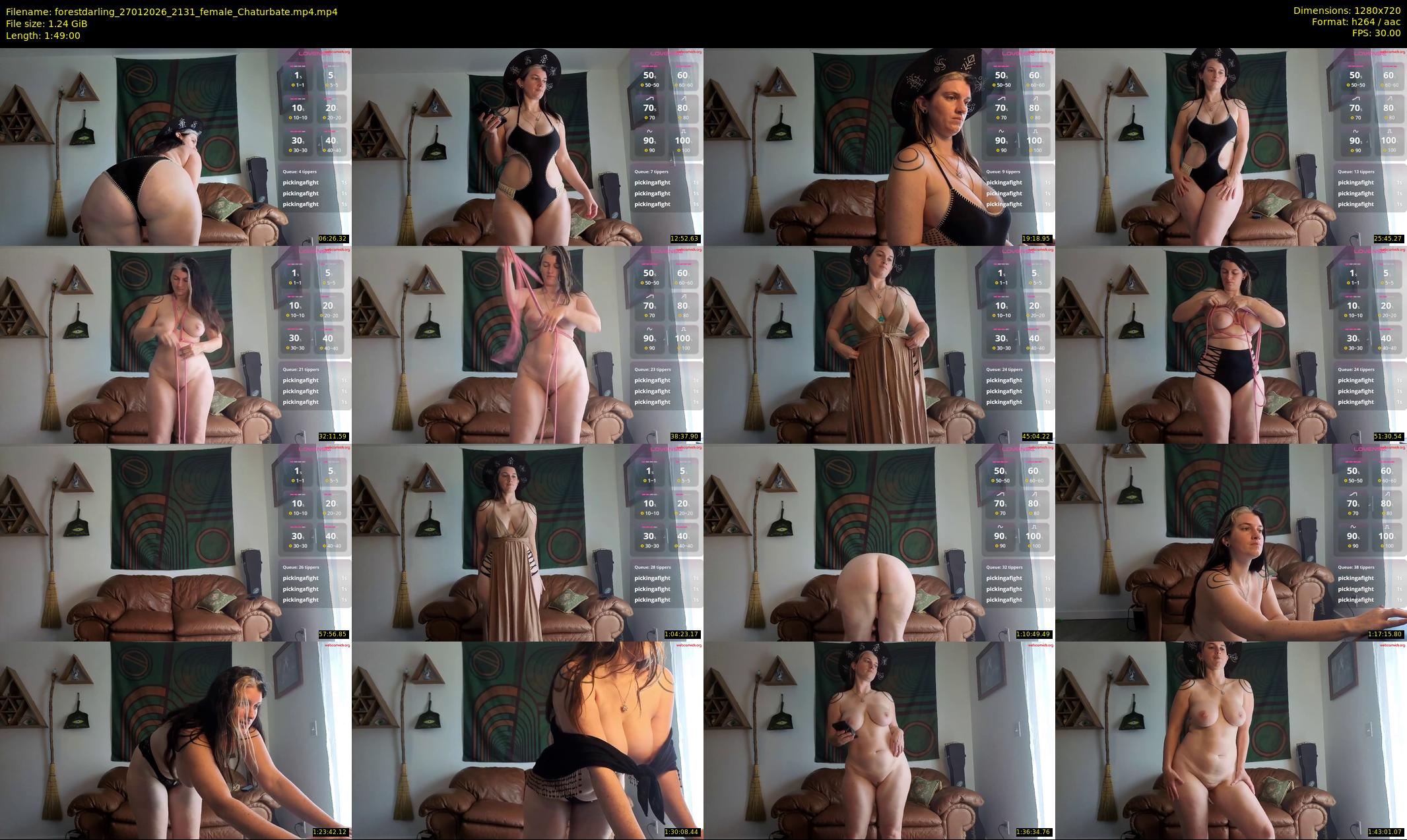 forestdarling — 109 minute Chaturbate female cam show recording, 720p, Jan 27, 2026