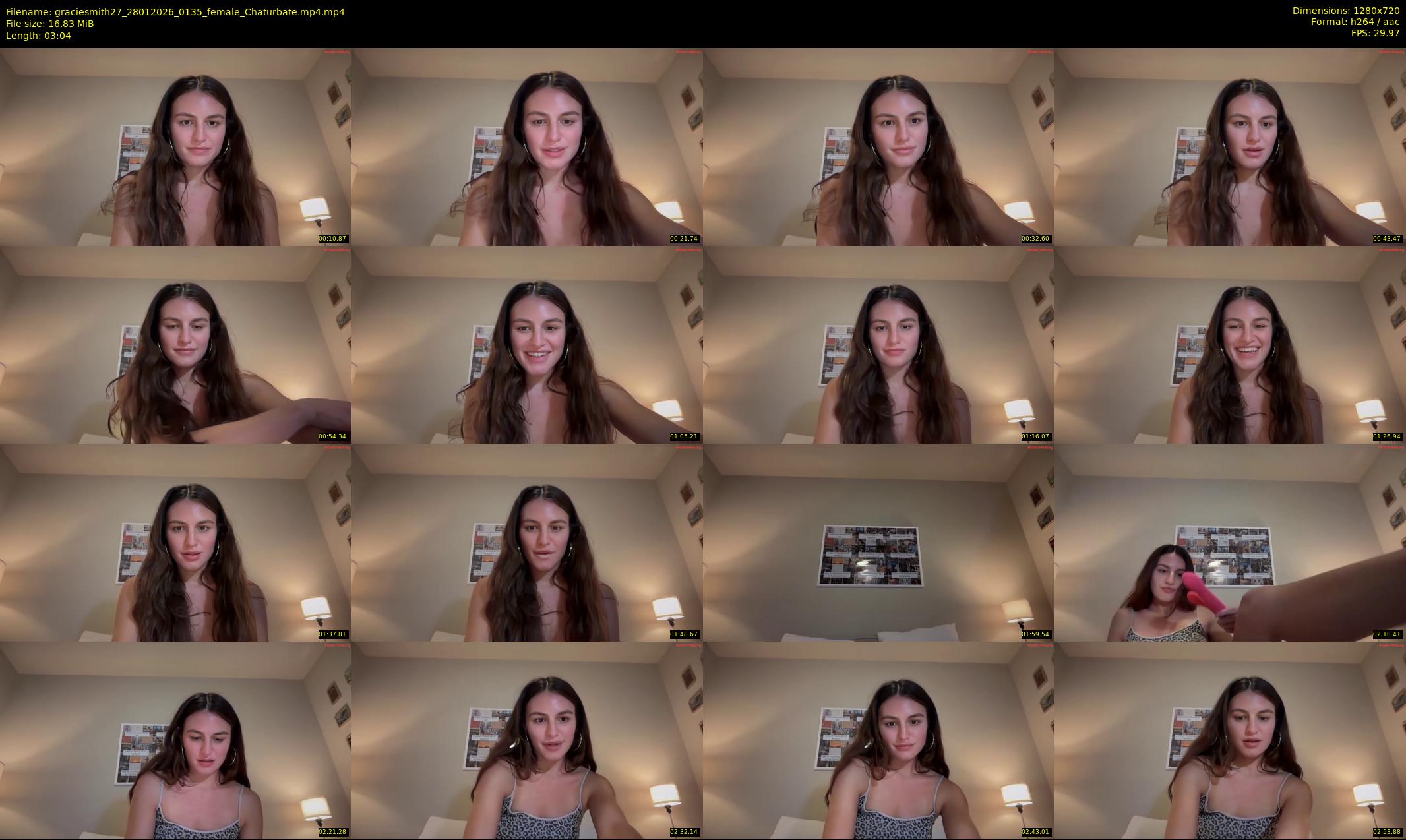 graciesmith27 — 4 minute Chaturbate female cam show recording, 720p, Jan 28, 2026