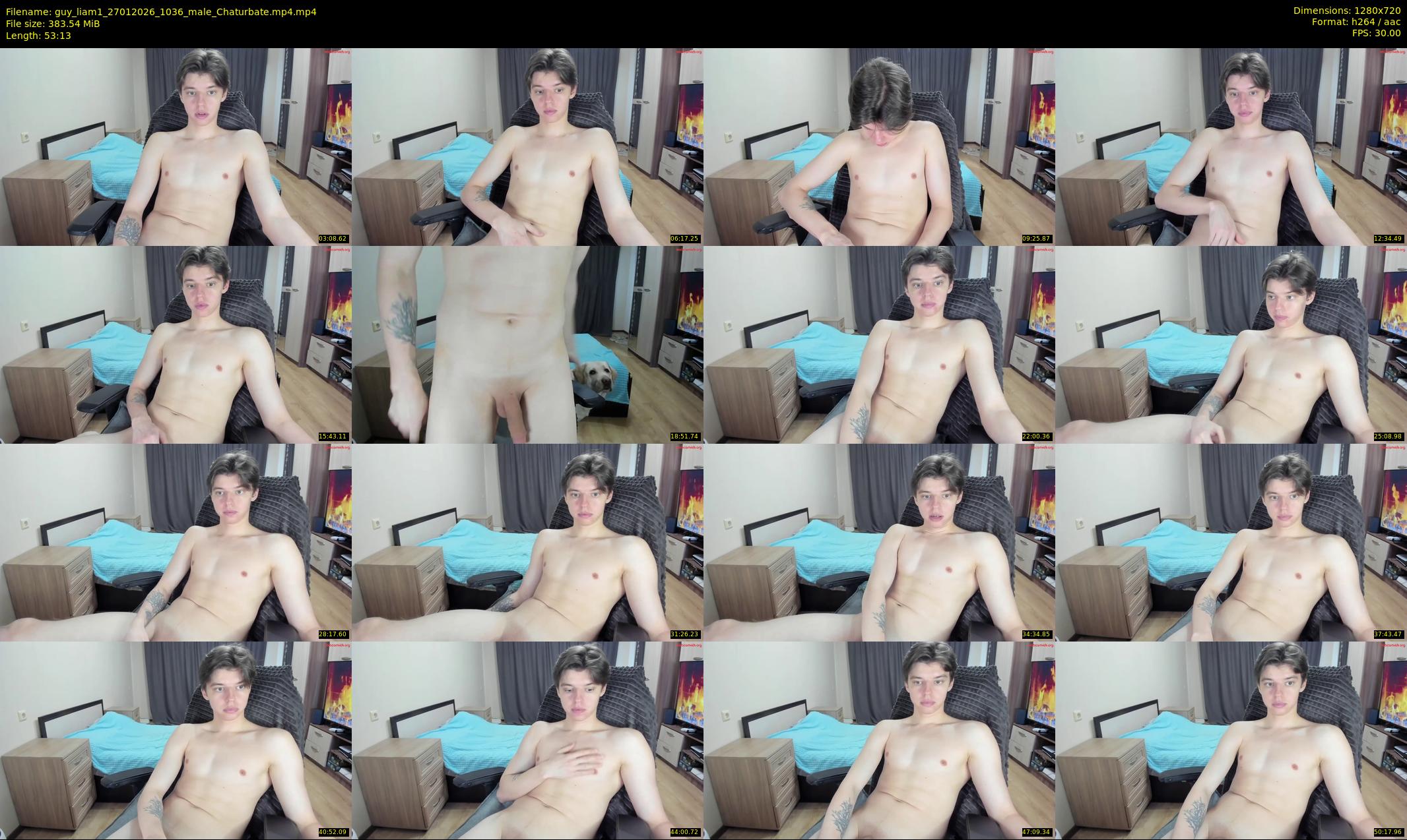 guy_liam1 — 54 minute Chaturbate male cam show recording, 720p, Jan 27, 2026