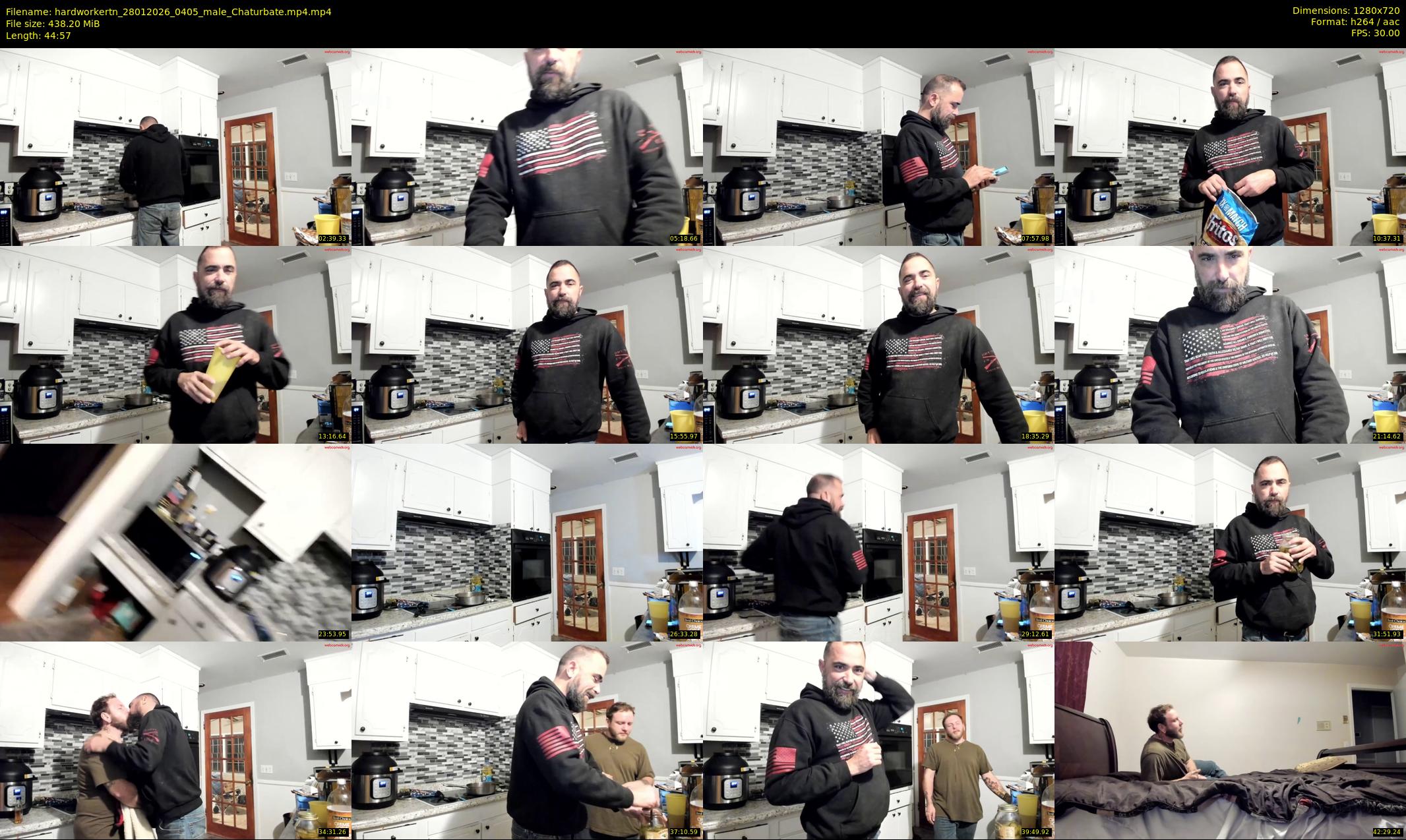 hardworkertn — 45 minute Chaturbate male cam show recording, 720p, Jan 28, 2026