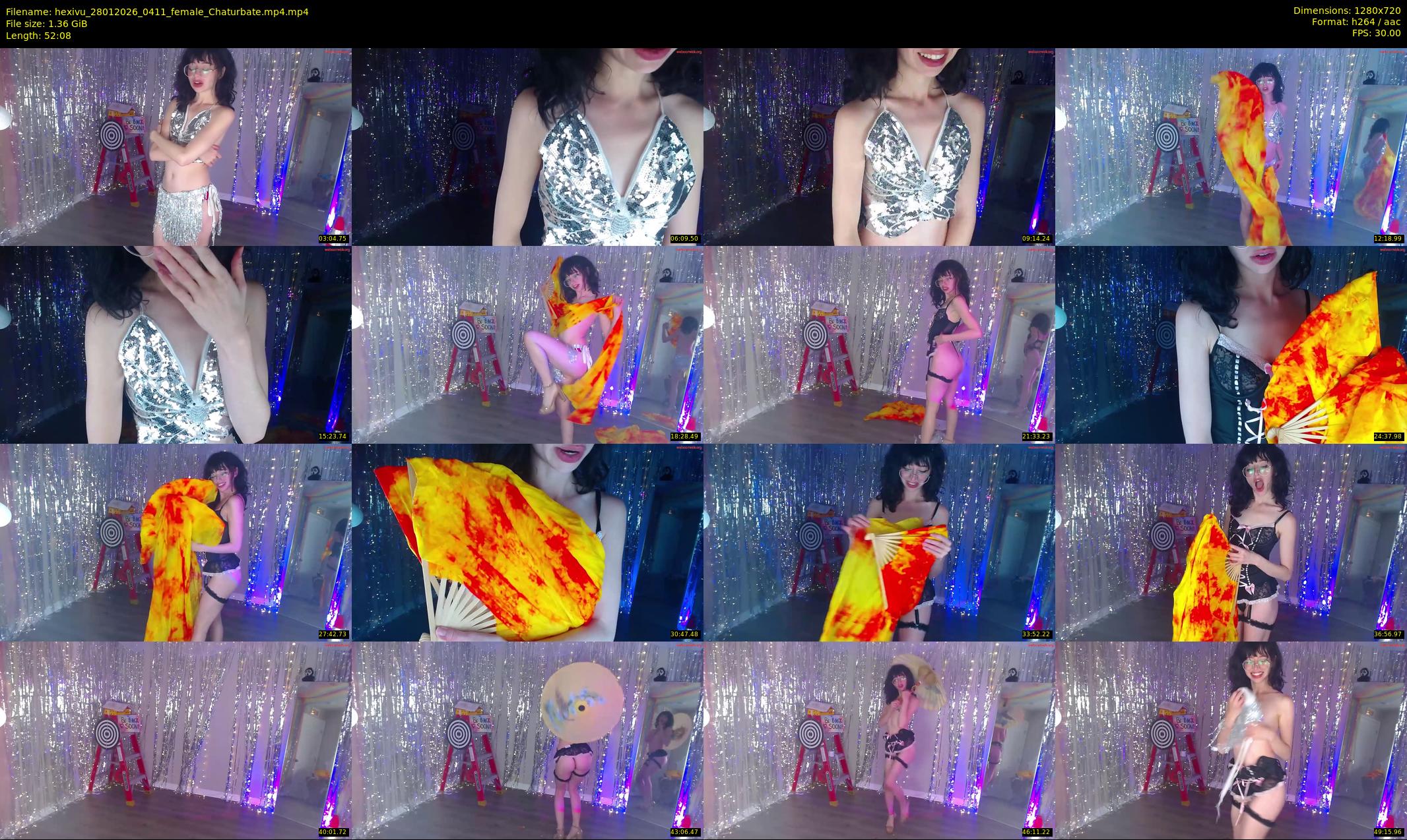 hexivu — 53 minute Chaturbate female cam show recording, 720p, Jan 28, 2026