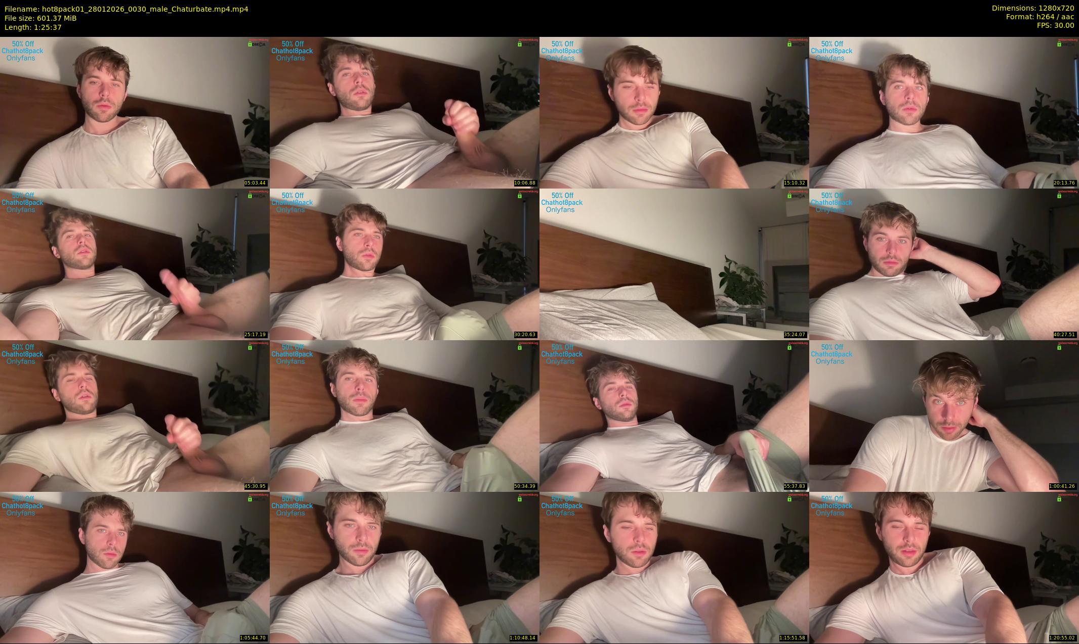 hot8pack01 — 86 minute Chaturbate male cam show recording, 720p, Jan 28, 2026