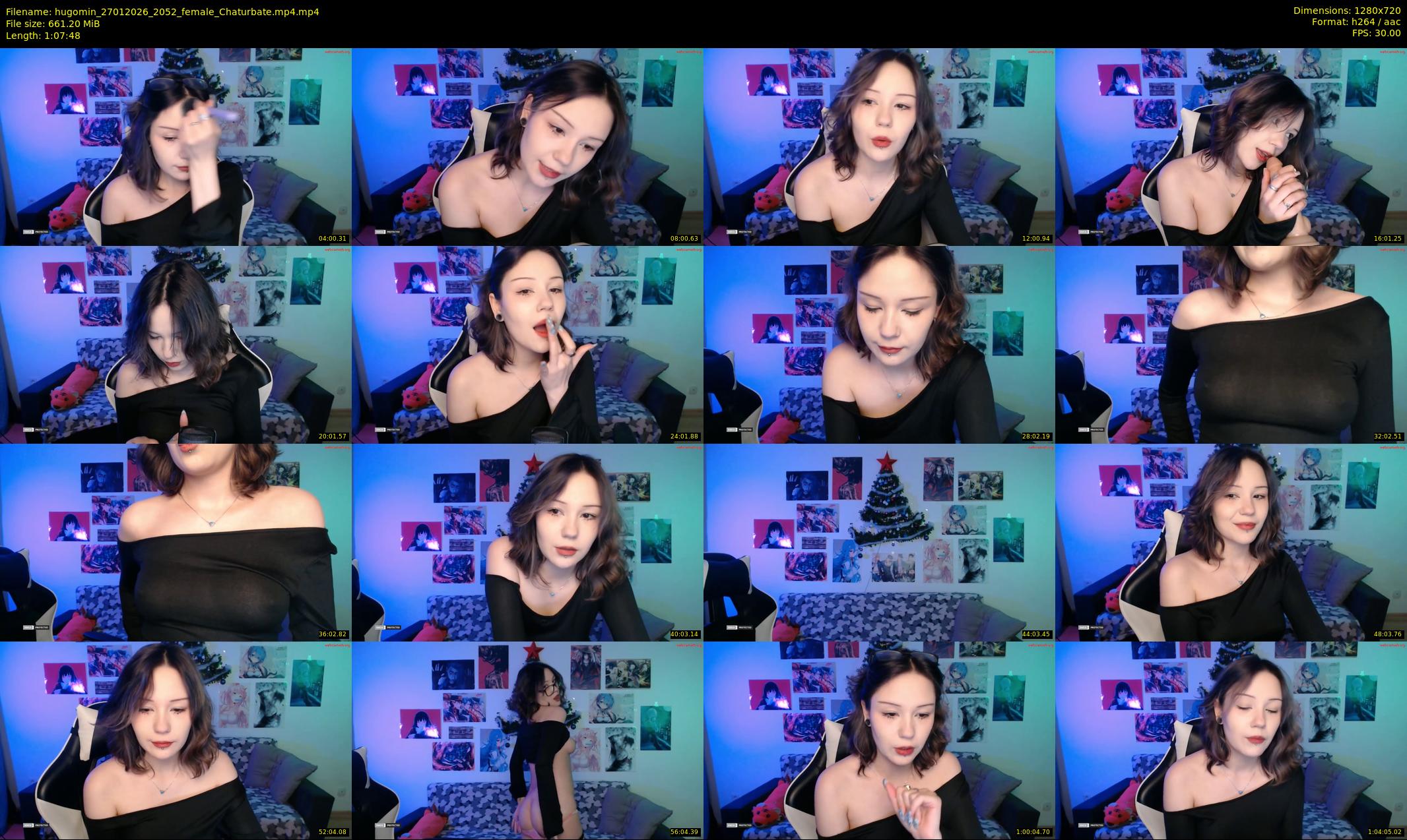 hugomin — 68 minute Chaturbate female cam show recording, 720p, Jan 27, 2026