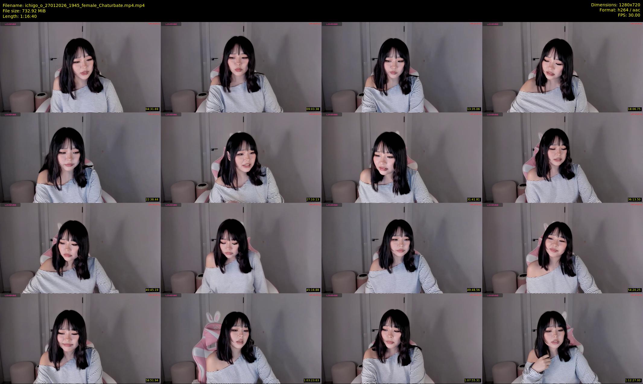 ichigo_o — 77 minute Chaturbate female cam show recording, 720p, Jan 27, 2026