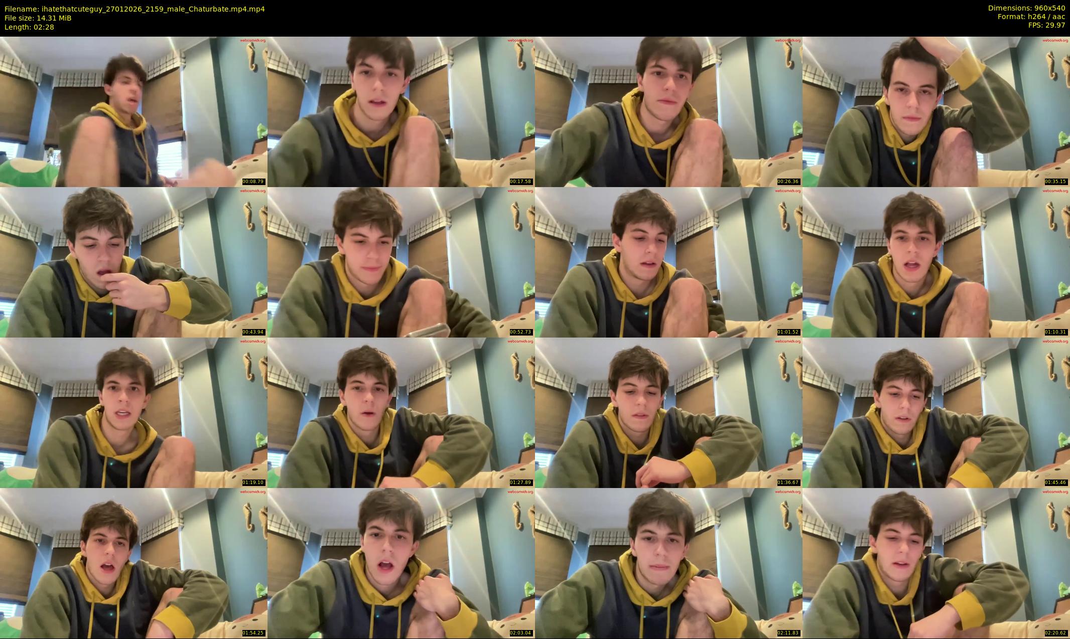 ihatethatcuteguy — 3 minute Chaturbate male cam show recording, 480p, Jan 27, 2026