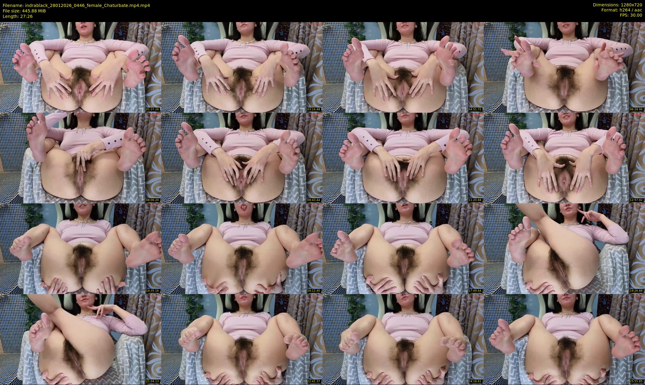 indrablack — 28 minute Chaturbate female cam show recording, 720p, Jan 28, 2026