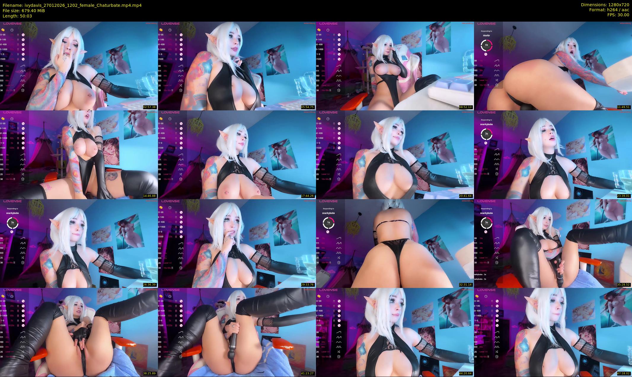 ivydavis — 51 minute Chaturbate female cam show recording, 720p, Jan 27, 2026