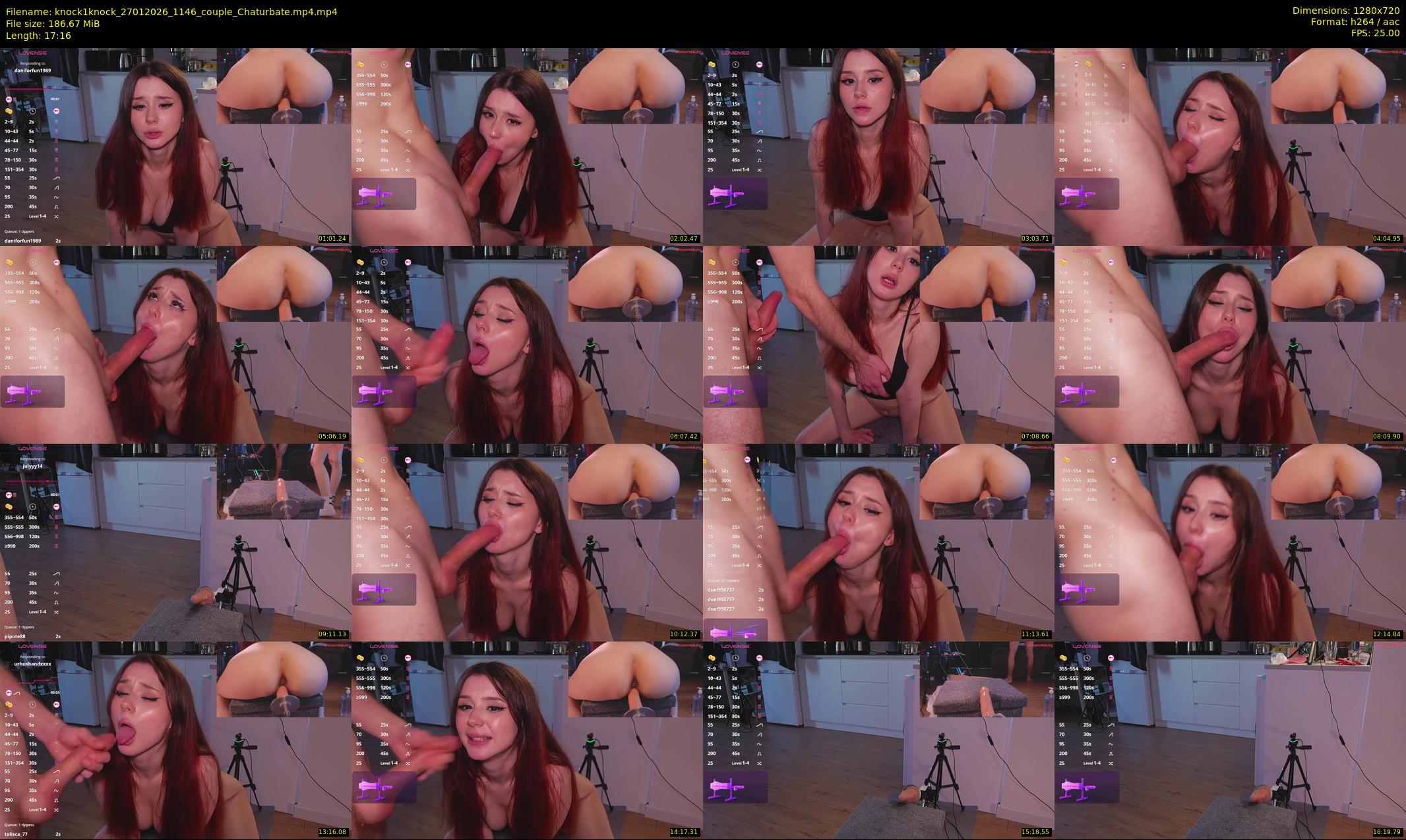 knock1knock — 18 minute Chaturbate couple cam show recording, 720p, Jan 27, 2026