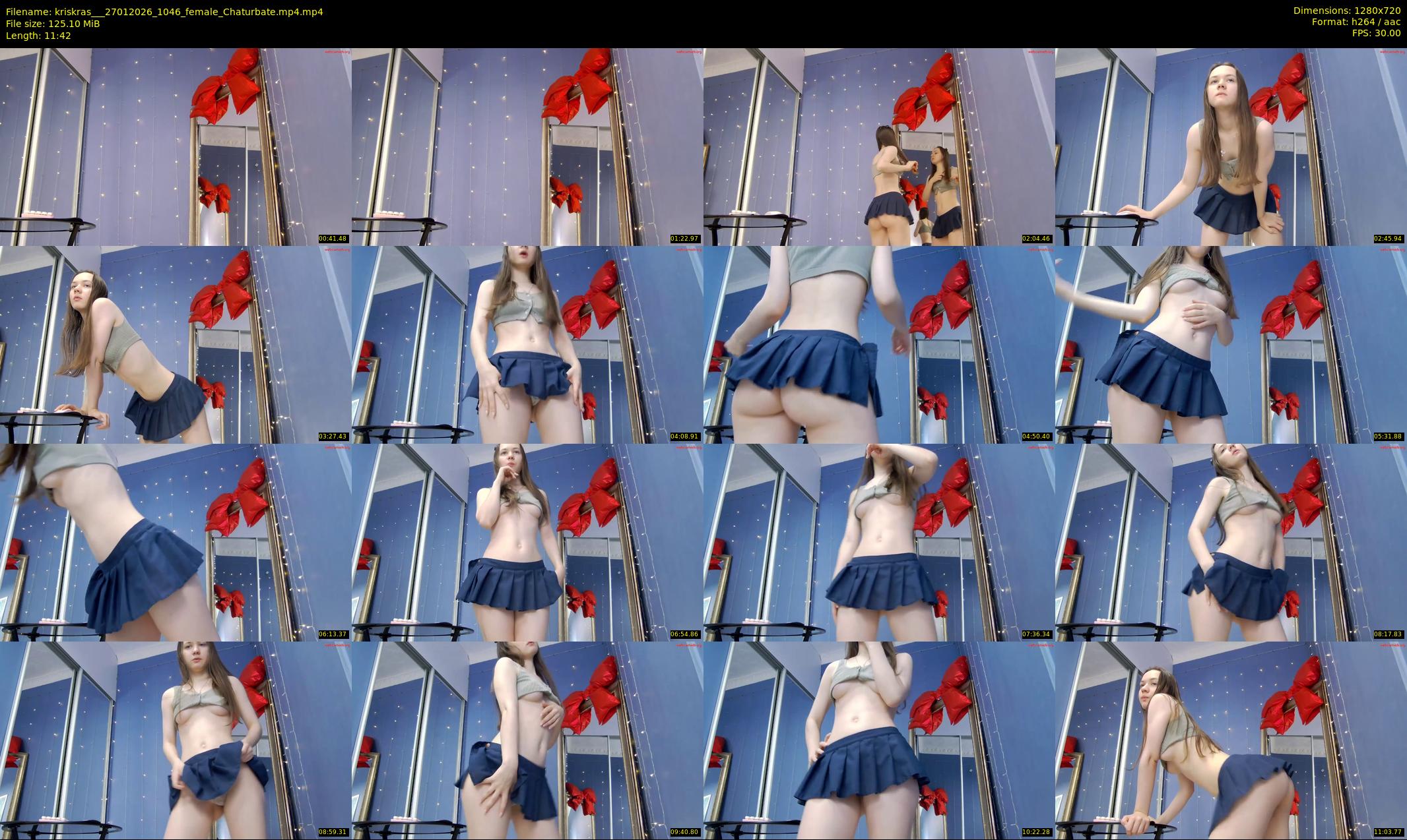 kriskras__ — 12 minute Chaturbate female cam show recording, 720p, Jan 27, 2026
