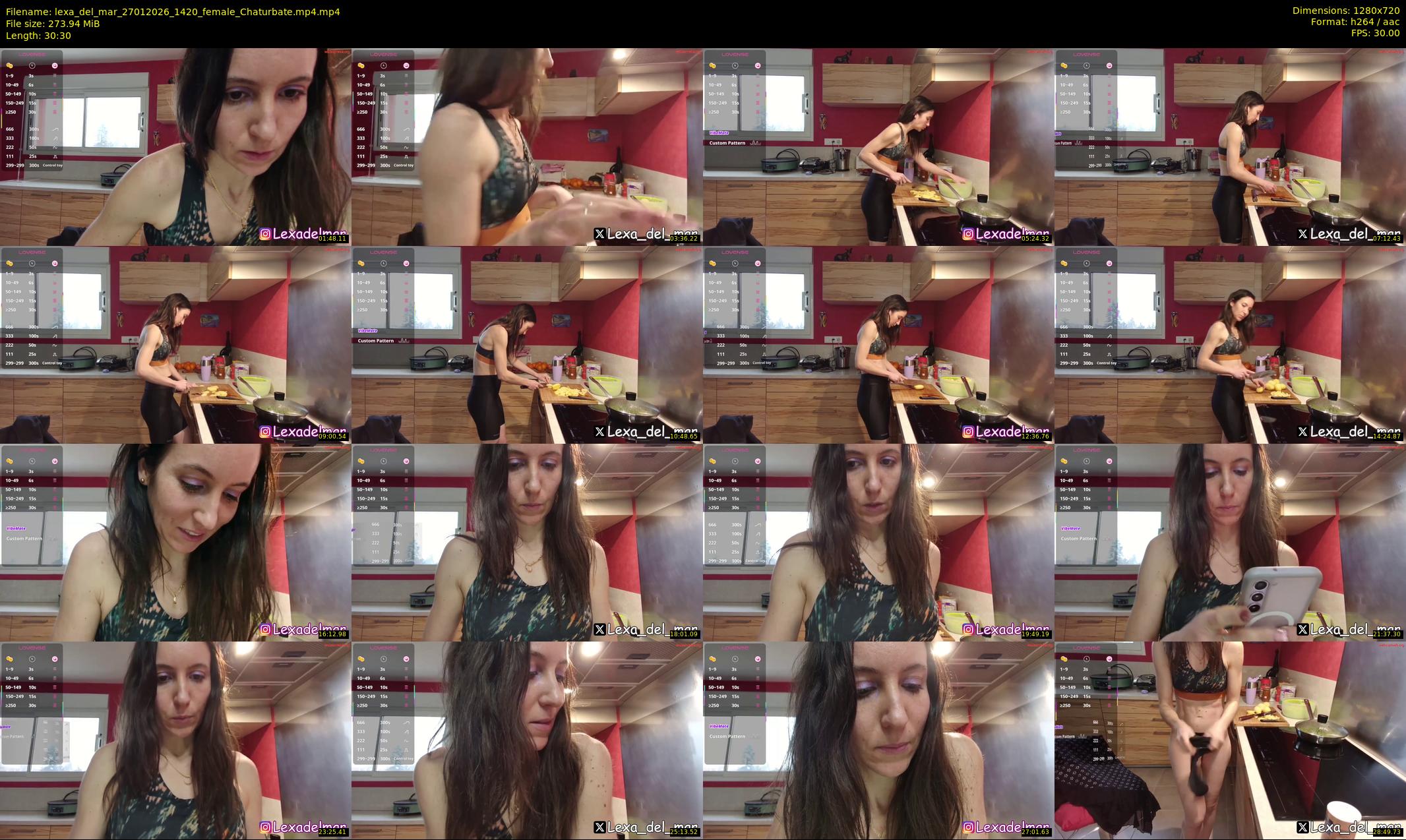lexa_del_mar — 31 minute Chaturbate female cam show recording, 720p, Jan 27, 2026
