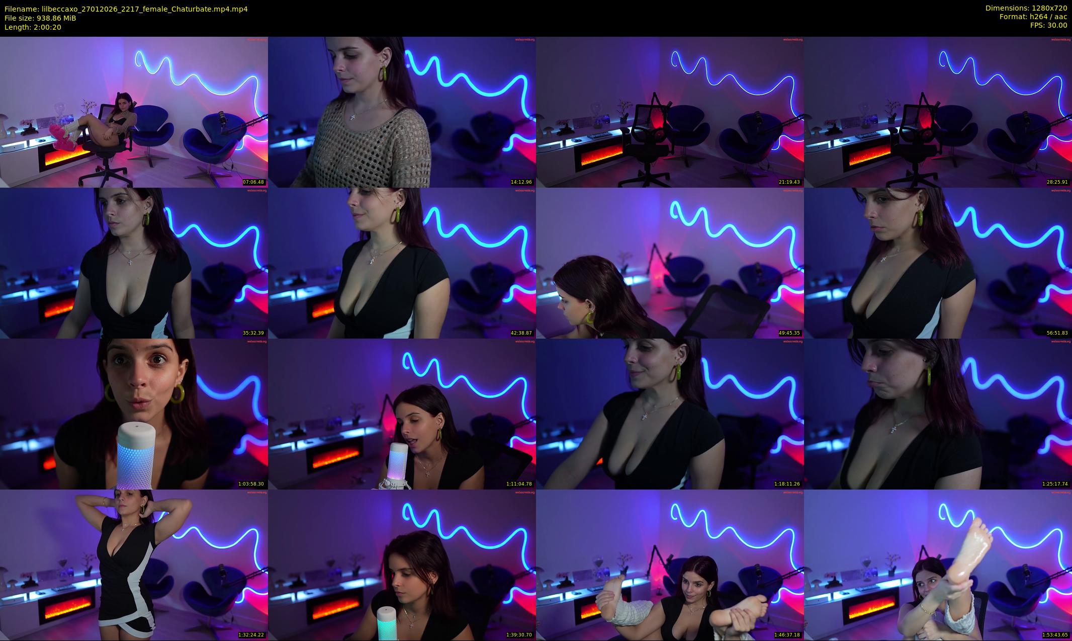 lilbeccaxo — 121 minute Chaturbate female cam show recording, 720p, Jan 27, 2026
