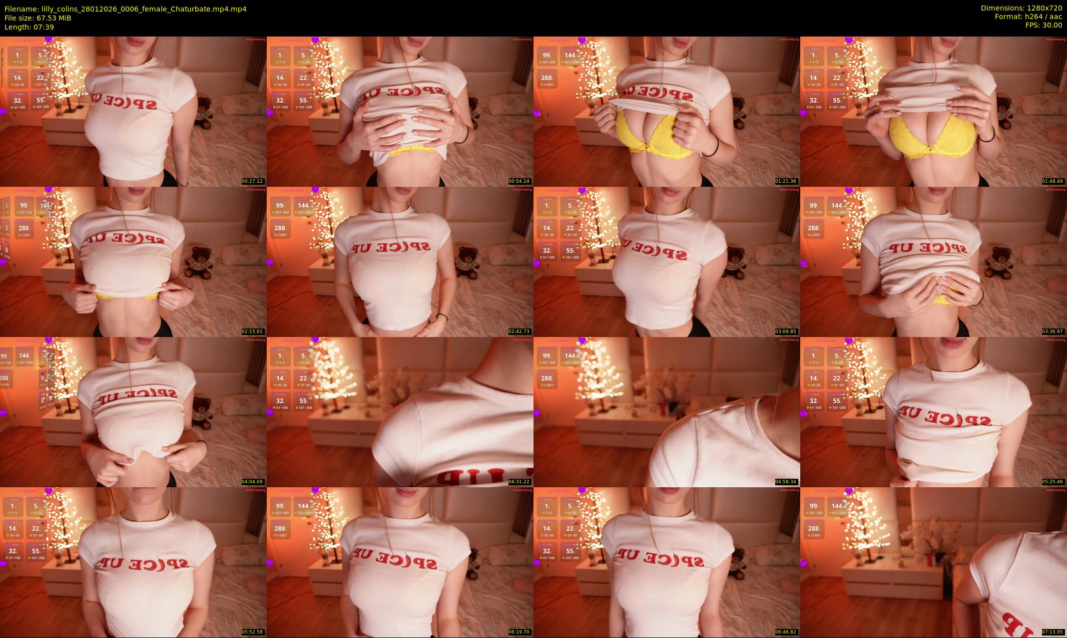 lilly_colins — 8 minute Chaturbate female cam show recording, 720p, Jan 28, 2026
