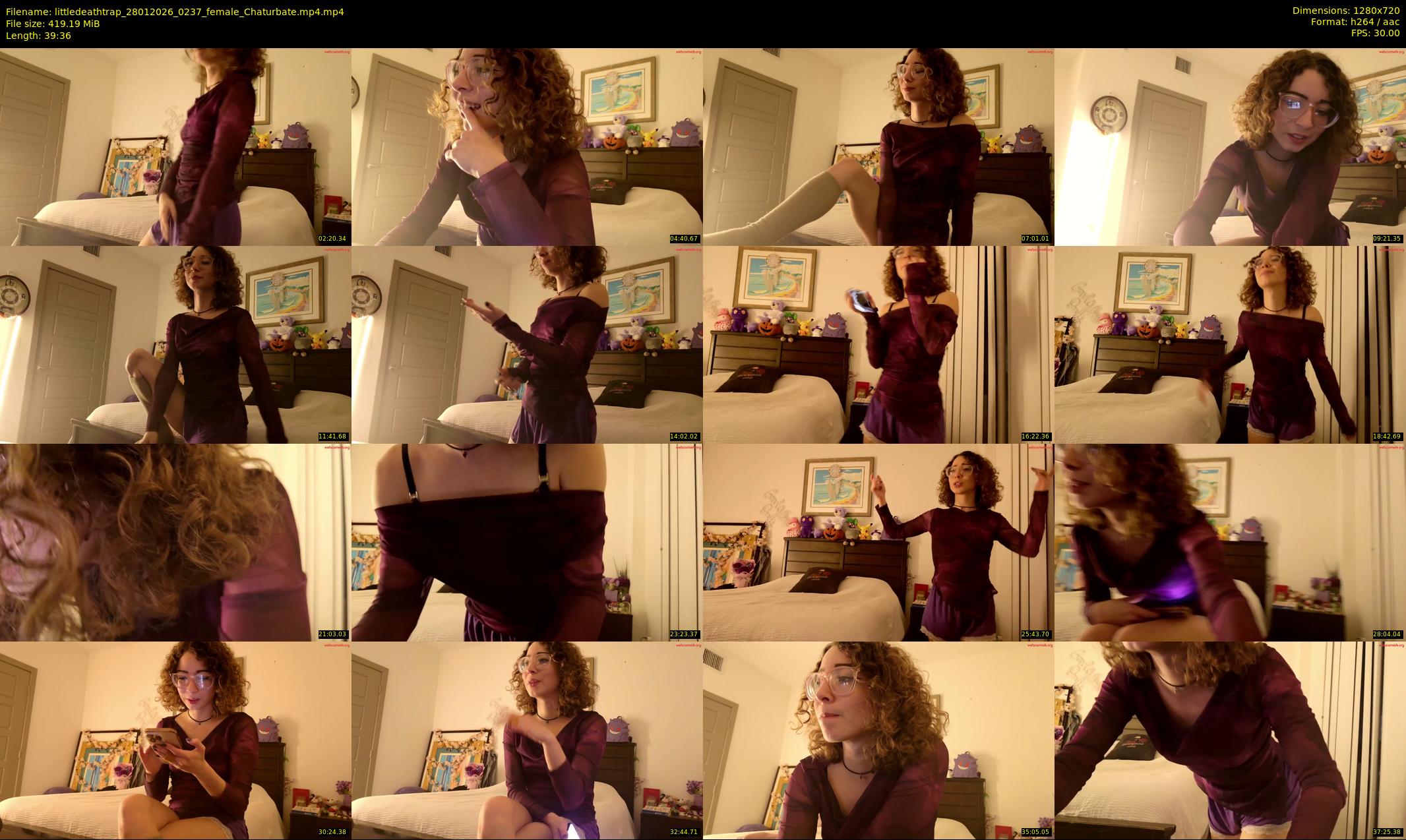 littledeathtrap — 40 minute Chaturbate female cam show recording, 720p, Jan 28, 2026