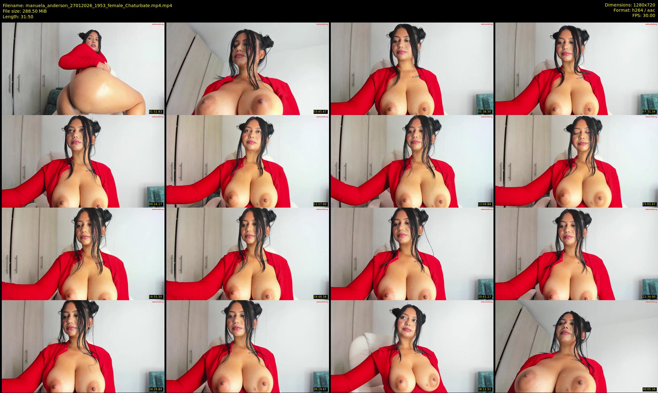 manuela_anderson — 32 minute Chaturbate female cam show recording, 720p, Jan 27, 2026