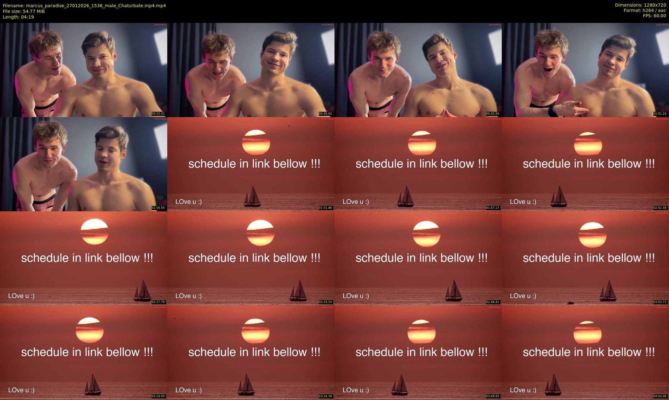 marcus_paradise — 5 minute Chaturbate male cam show recording, 720p, Jan 27, 2026