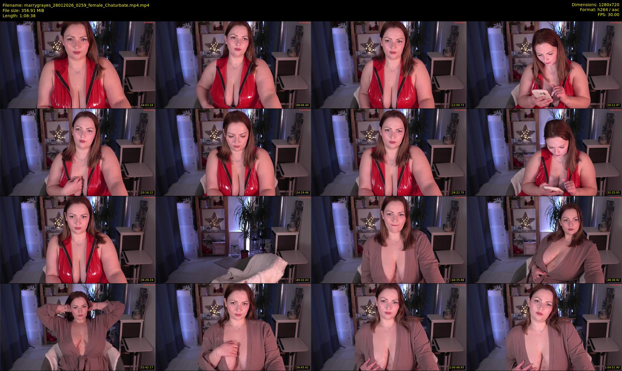 marrygrayes — 69 minute Chaturbate female cam show recording, 720p, Jan 28, 2026